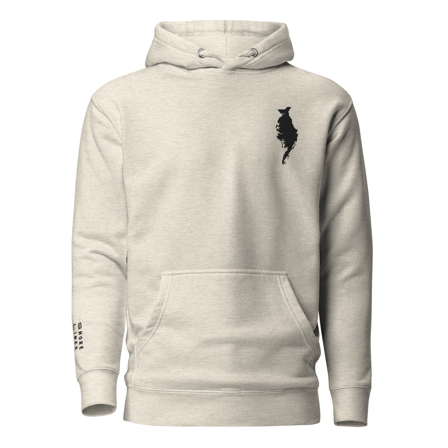 Maryland | Hoodie-oatmeal-Shore Lines Apparel Co.
