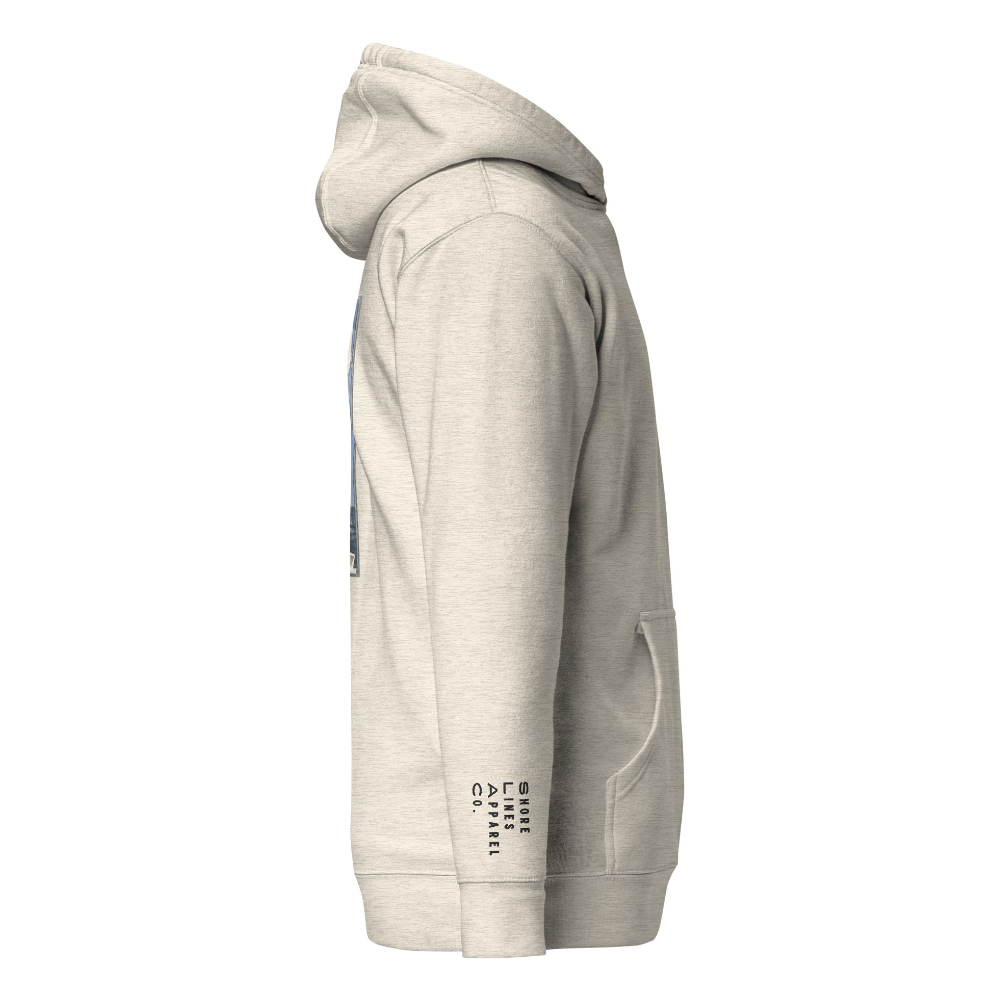 Tangier Sound | Hoodie-oatmeal-Shore Lines Apparel Co.