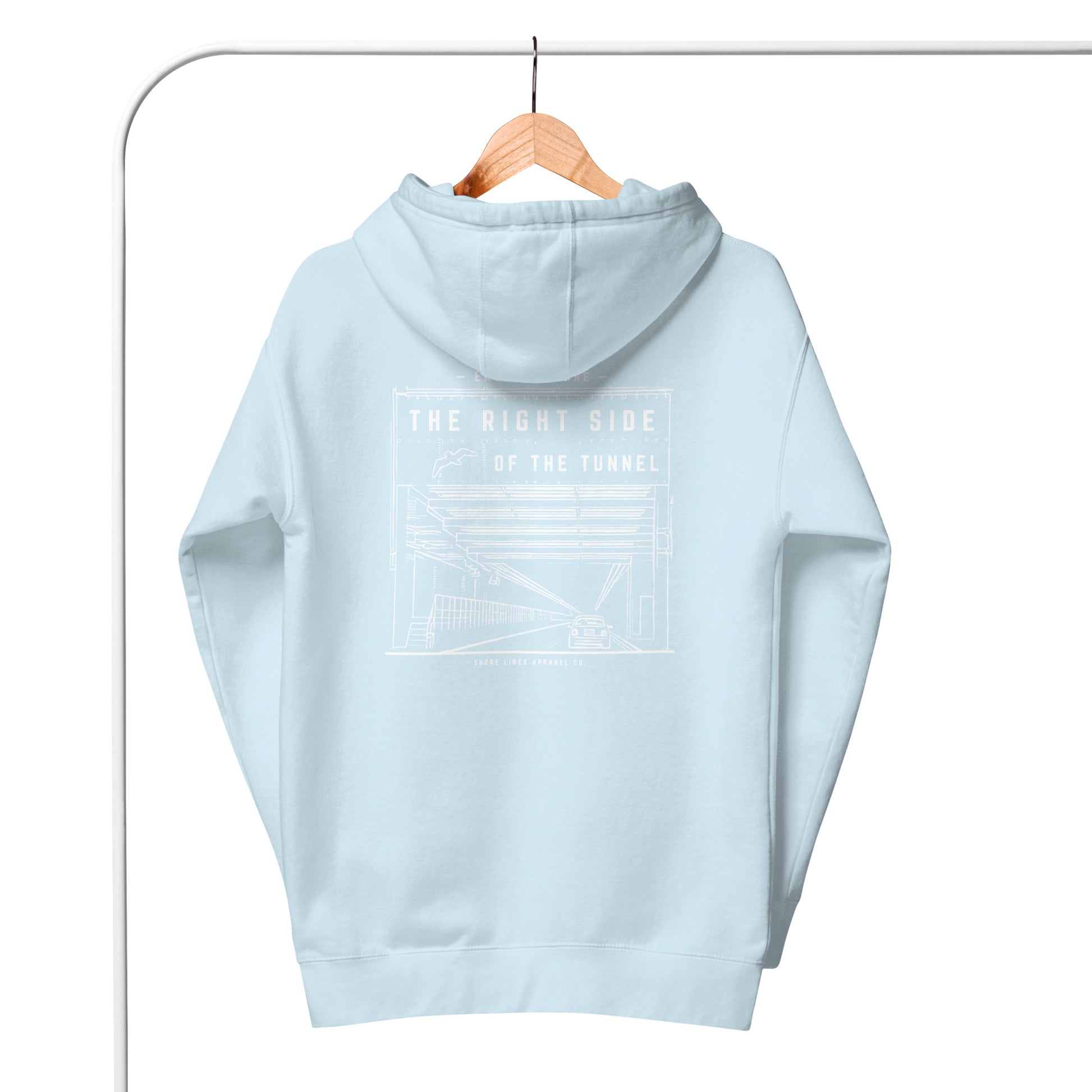 The Right Side CBBT | Hoodie-skyblue-Shore Lines Apparel Co.