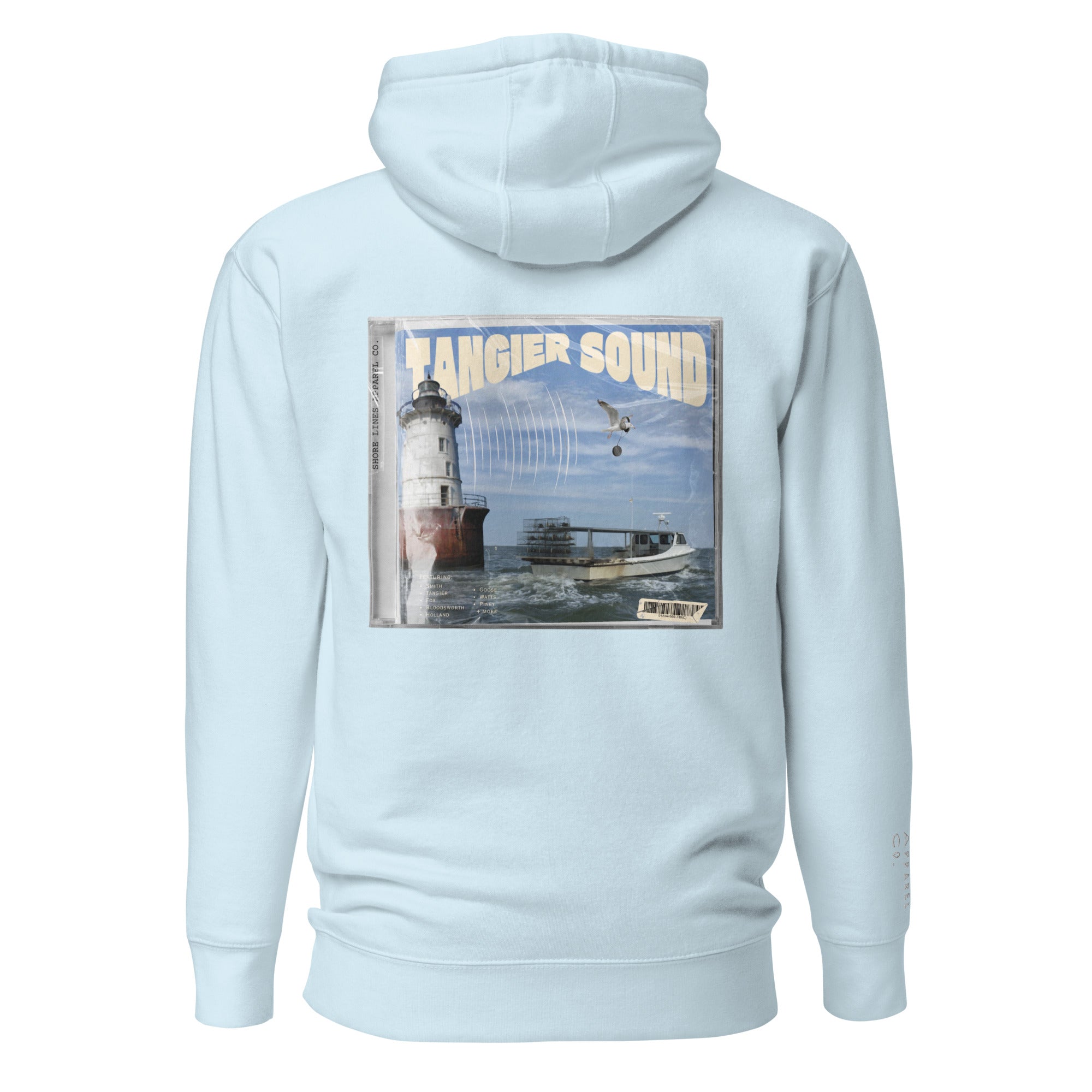 Tangier Sound | Hoodie-skyblue-Shore Lines Apparel Co.