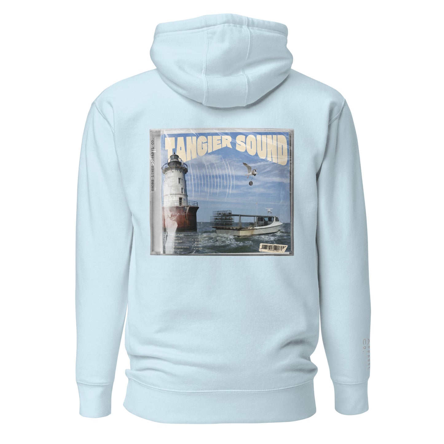 Tangier Sound | Hoodie-skyblue-Shore Lines Apparel Co.