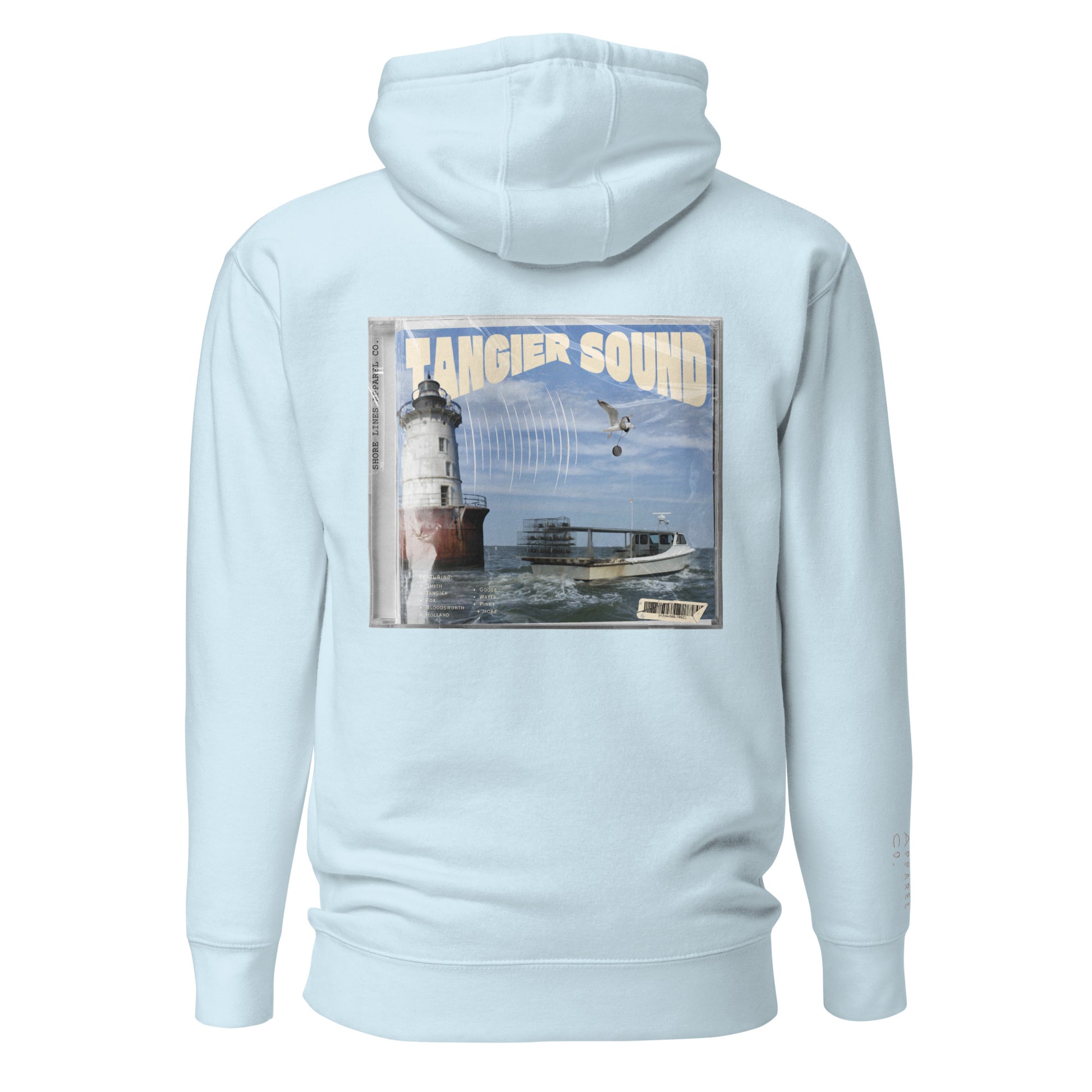Tangier Sound | Hoodie-skyblue-Shore Lines Apparel Co.