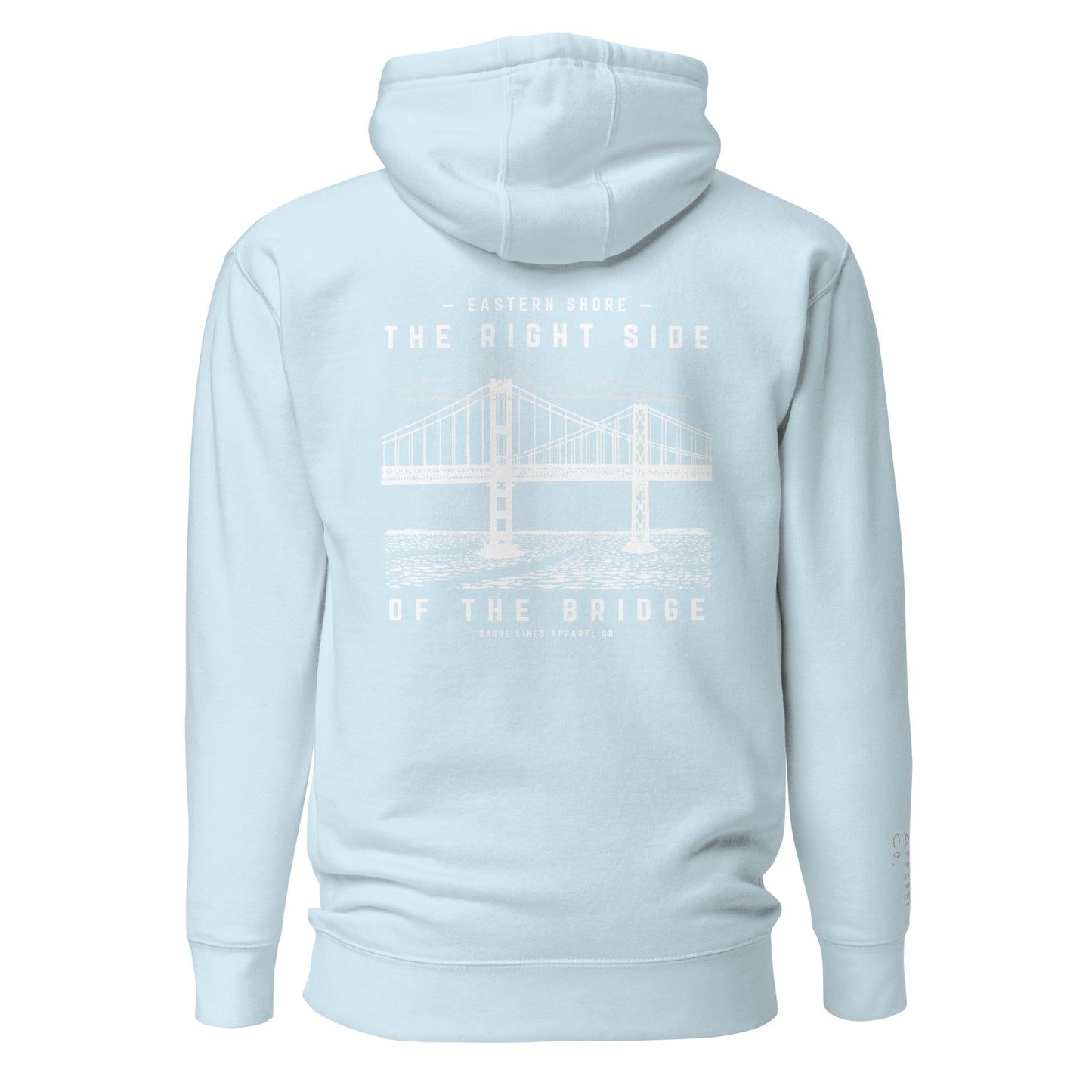 The Right Side CBB | Hoodie-skyblue-Shore Lines Apparel Co.