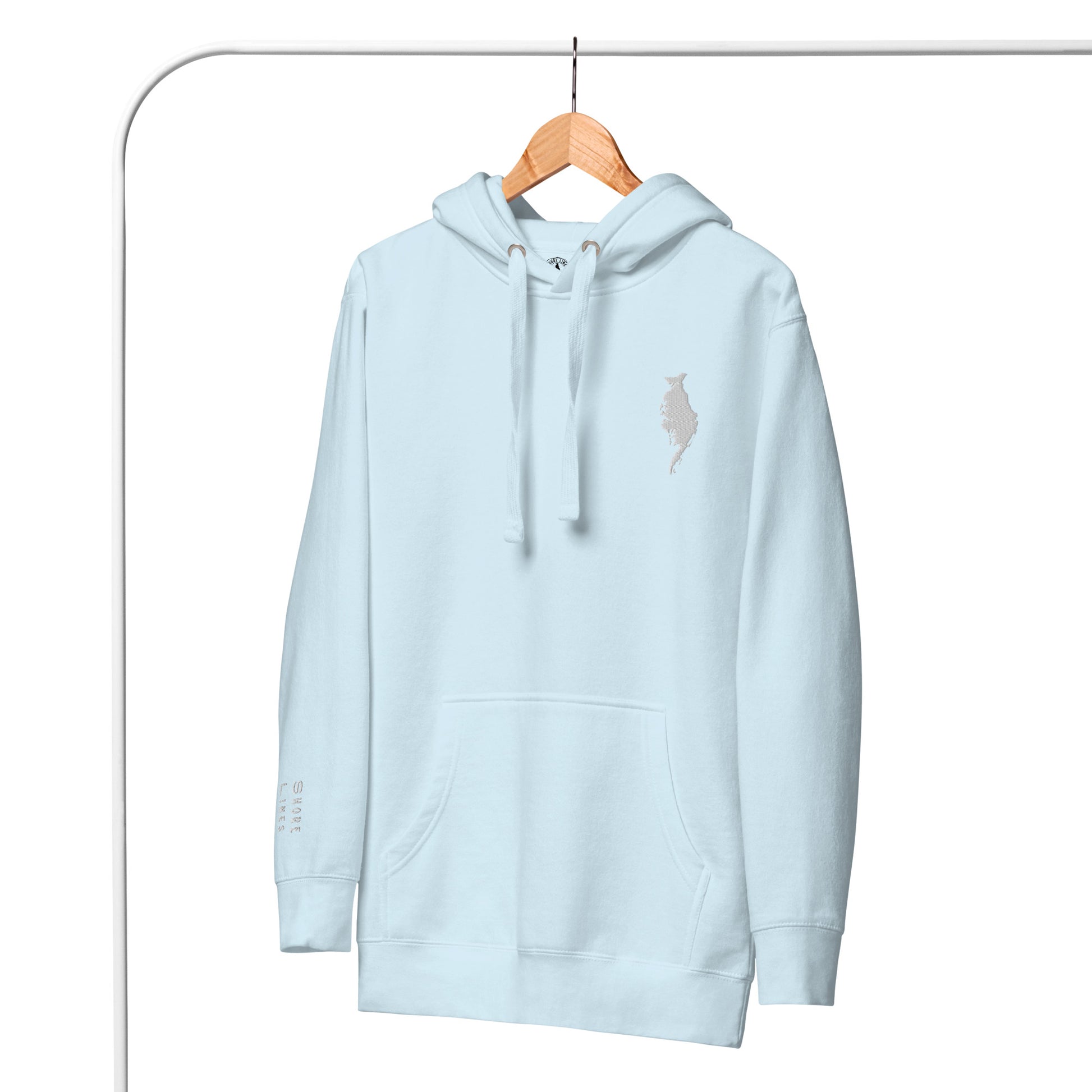 Pure Shore | Hoodie-skyblue-Shore Lines Apparel Co.