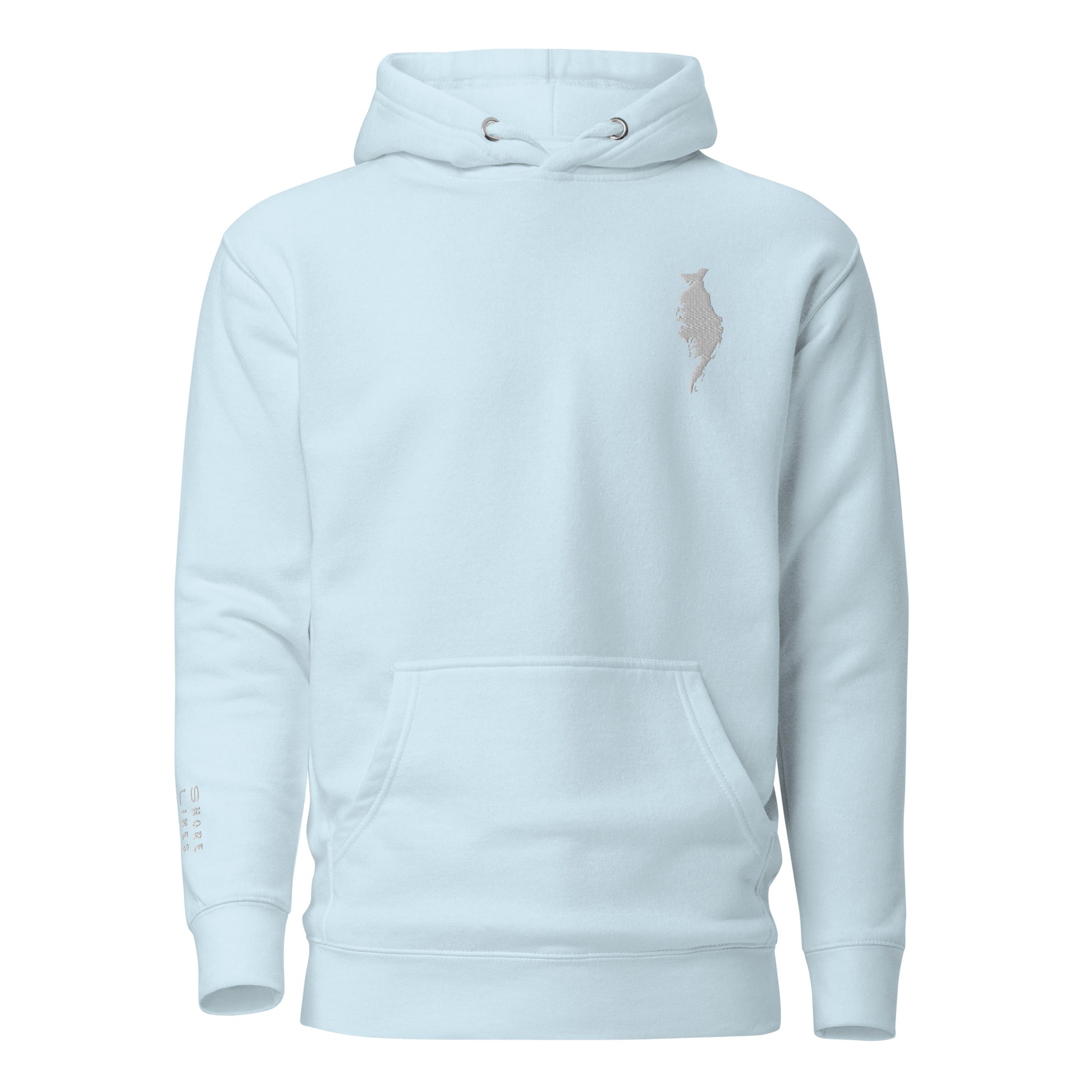 LOCAL (pink) | Hoodie-skyblue-Shore Lines Apparel Co.