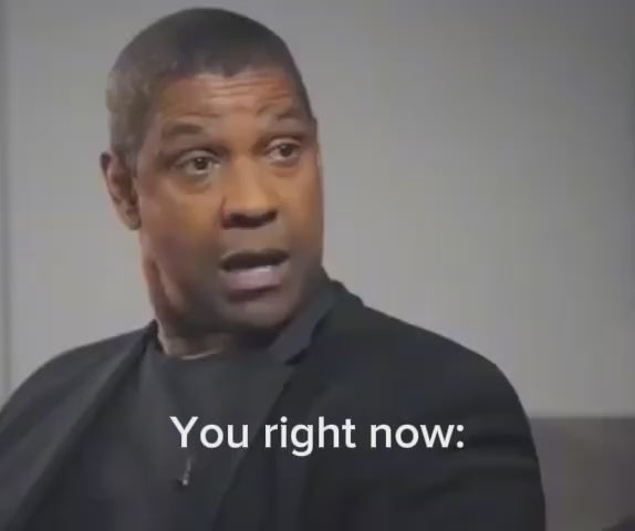 Load video: Denzel Washington Says he is leaving here with something!