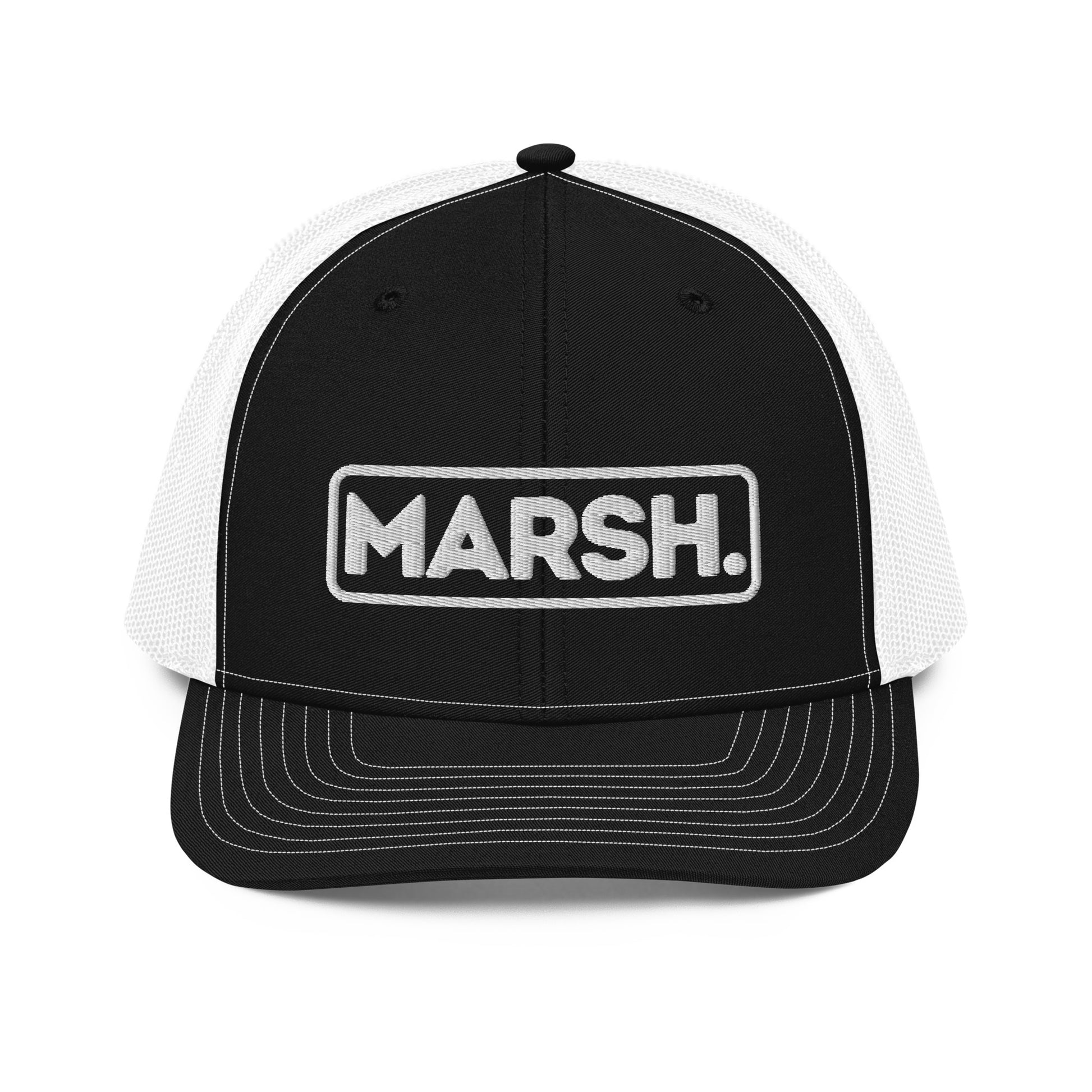 MARSH | Hat-blackwhite-Shore Lines Apparel Co.