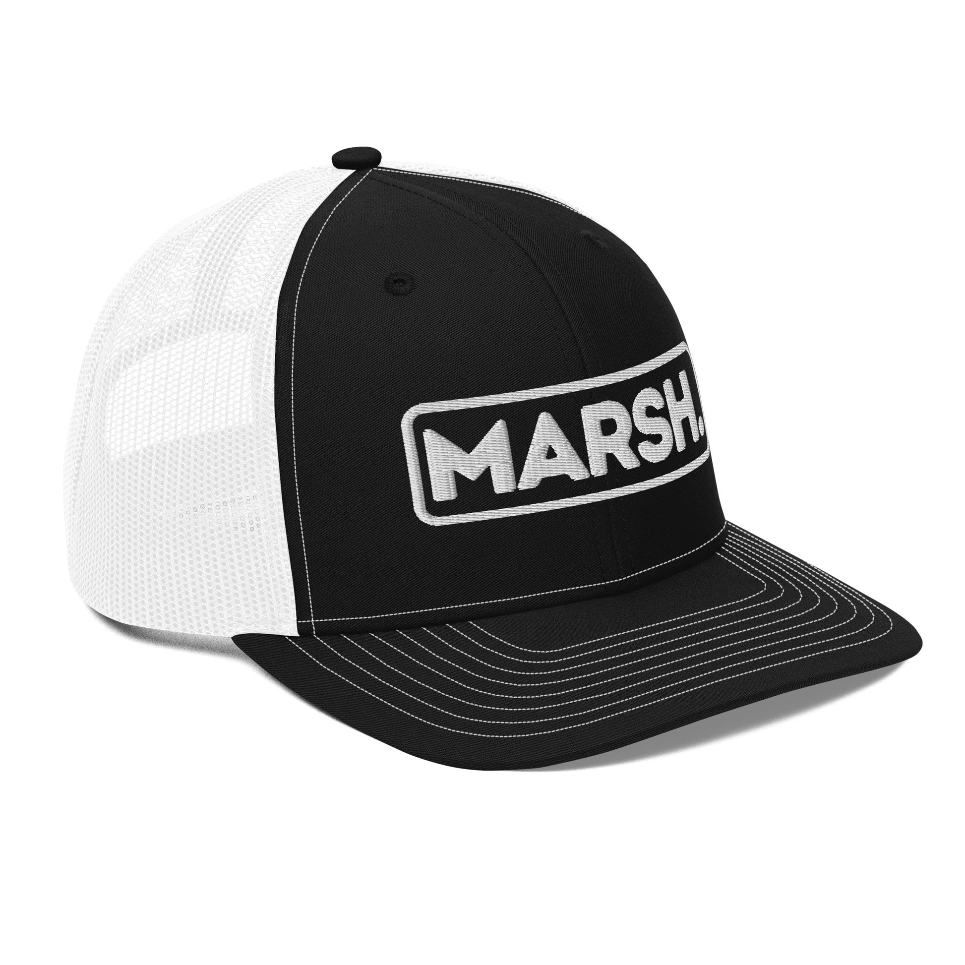MARSH | Hat-blackwhite-Shore Lines Apparel Co.