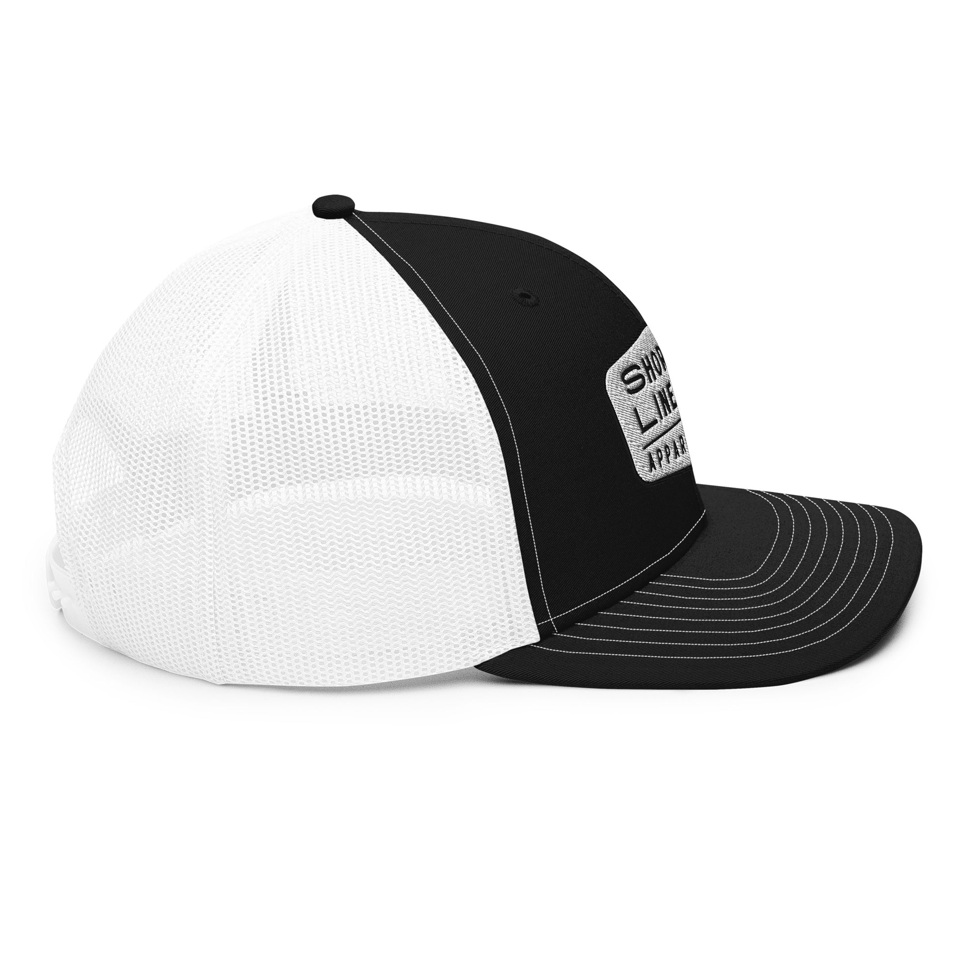 Shore Lines Patch | Hat-white-Shore Lines Apparel Co.