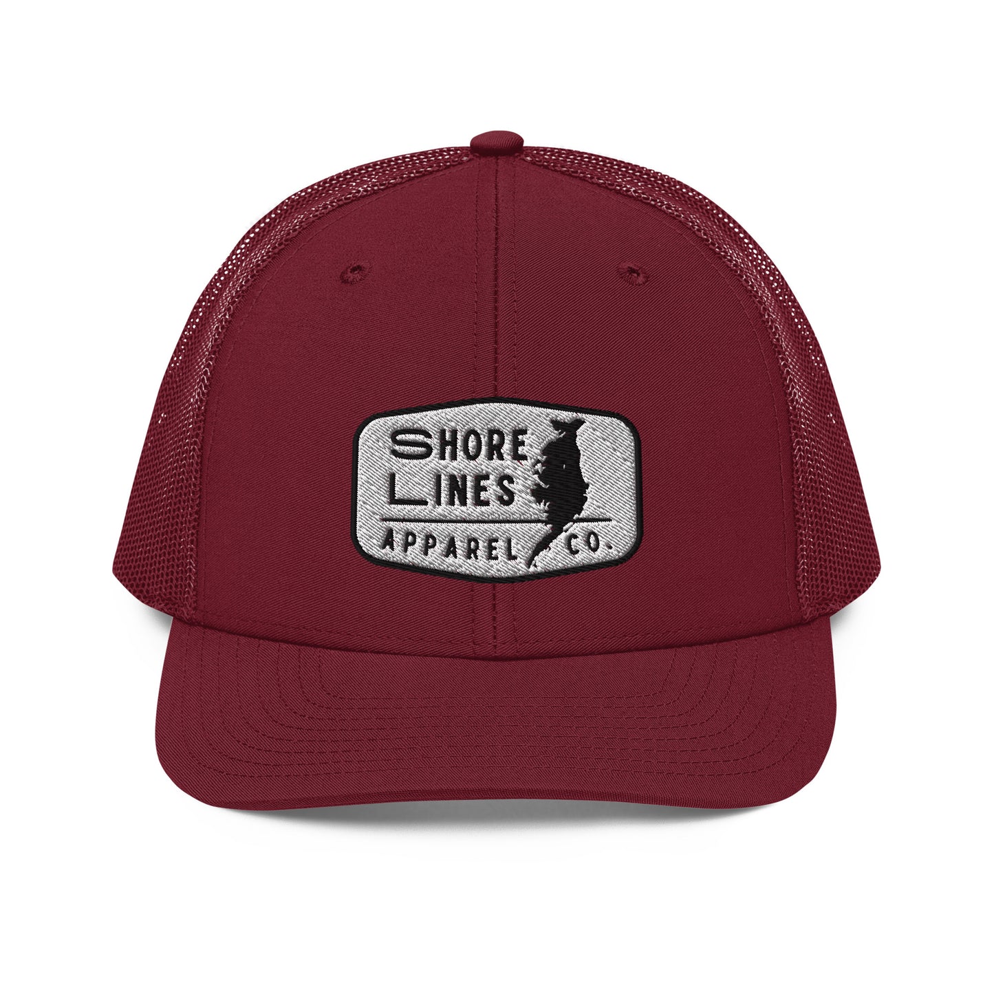 Shore Lines Patch | Hat-cardinal-Shore Lines Apparel Co.