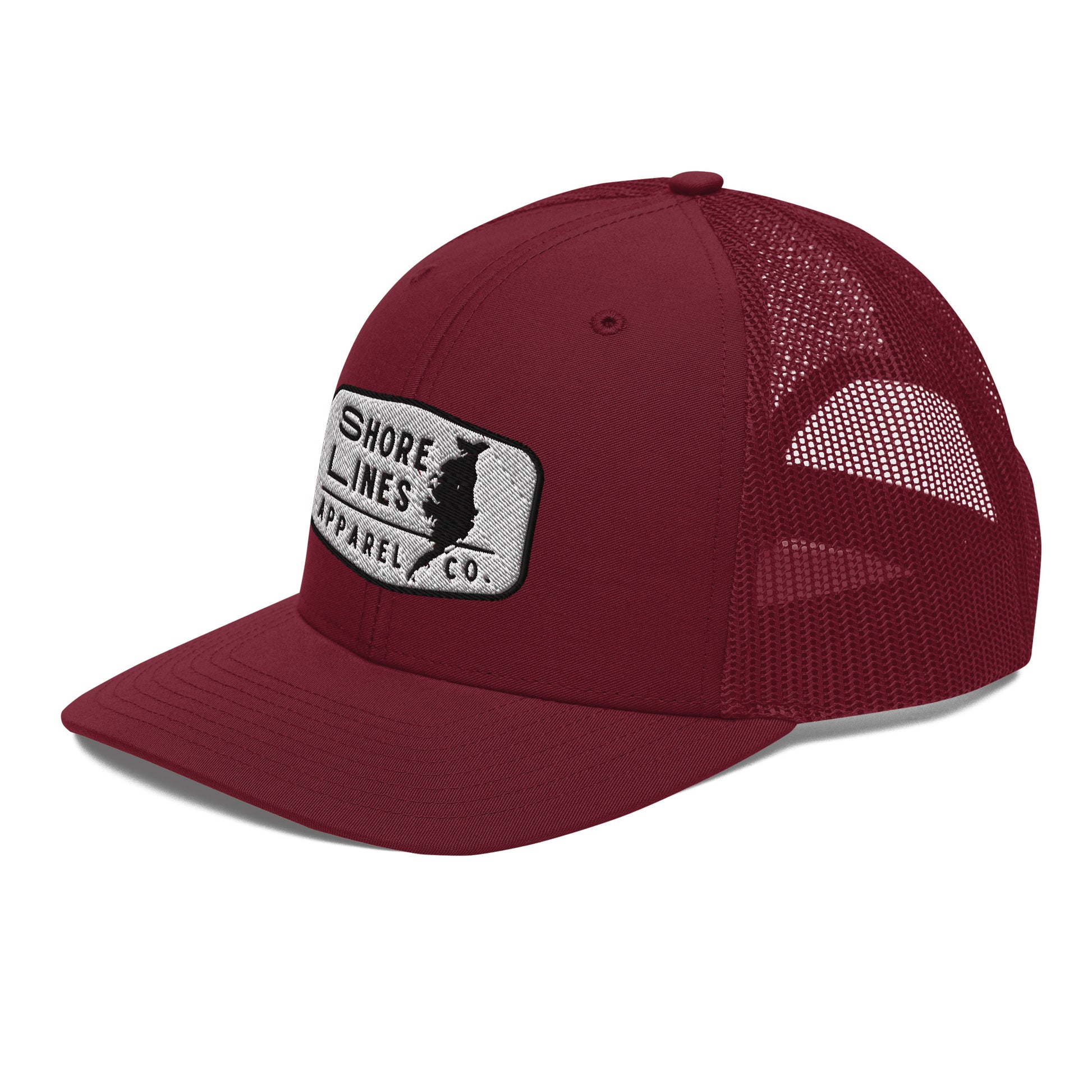 Shore Lines Patch | Hat-cardinal-Shore Lines Apparel Co.