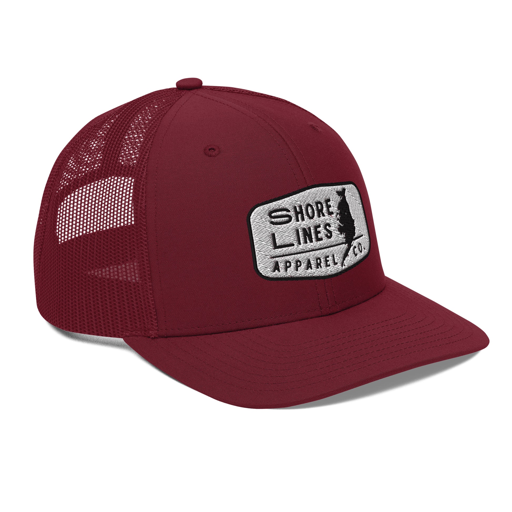 Shore Lines Patch | Hat-cardinal-Shore Lines Apparel Co.