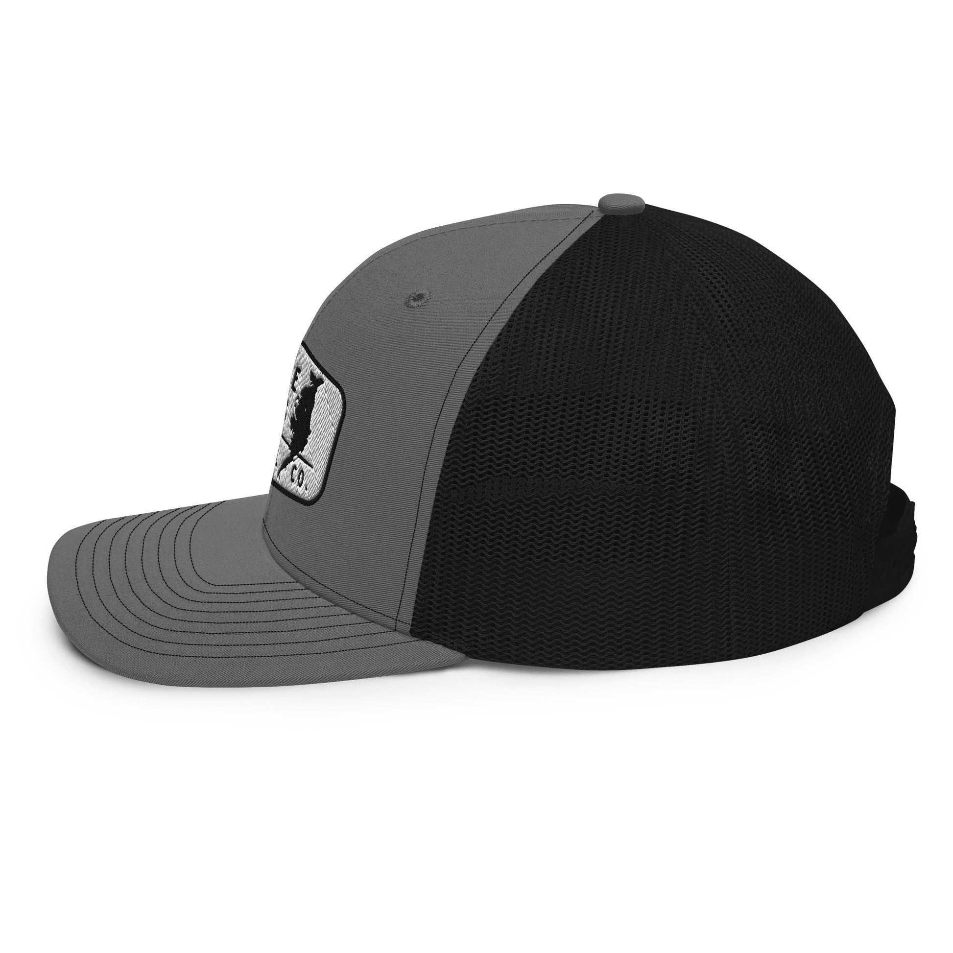 Shore Lines Patch | Hat-black-Shore Lines Apparel Co.