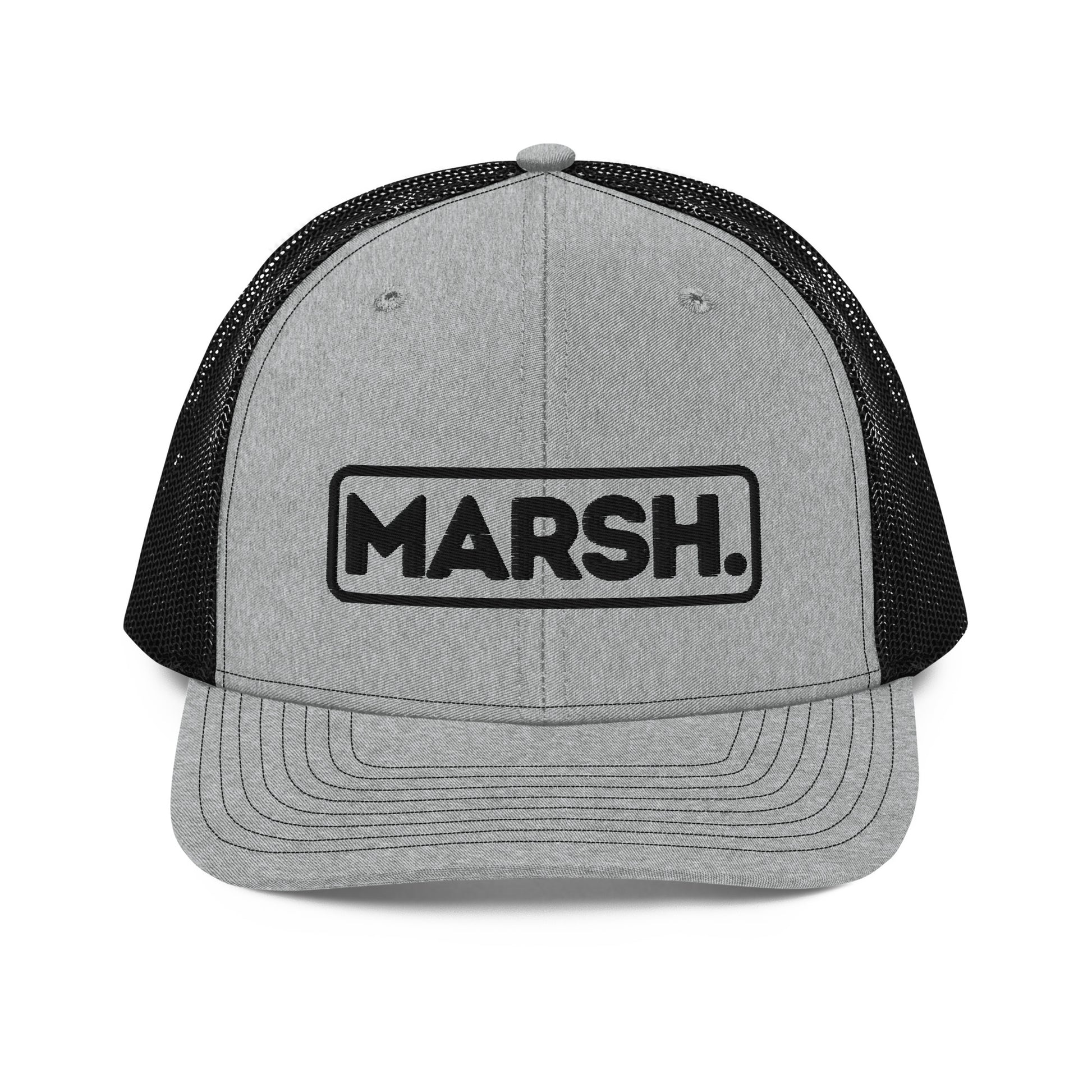 MARSH | Hat-heathergreyblack-Shore Lines Apparel Co.