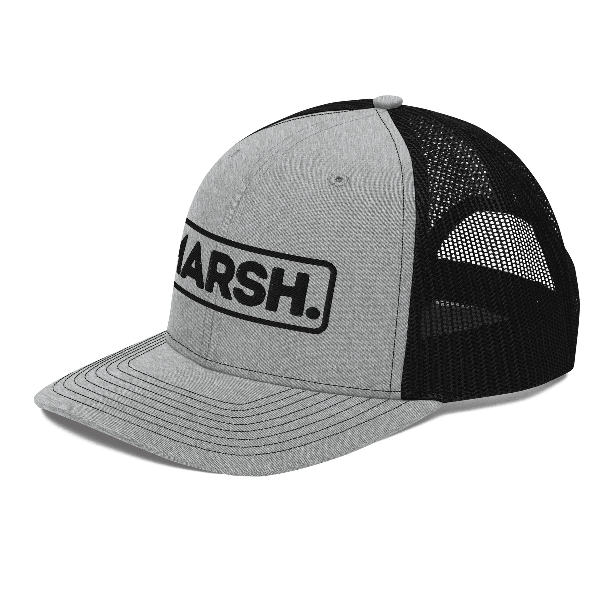 MARSH | Hat-heathergreyblack-Shore Lines Apparel Co.