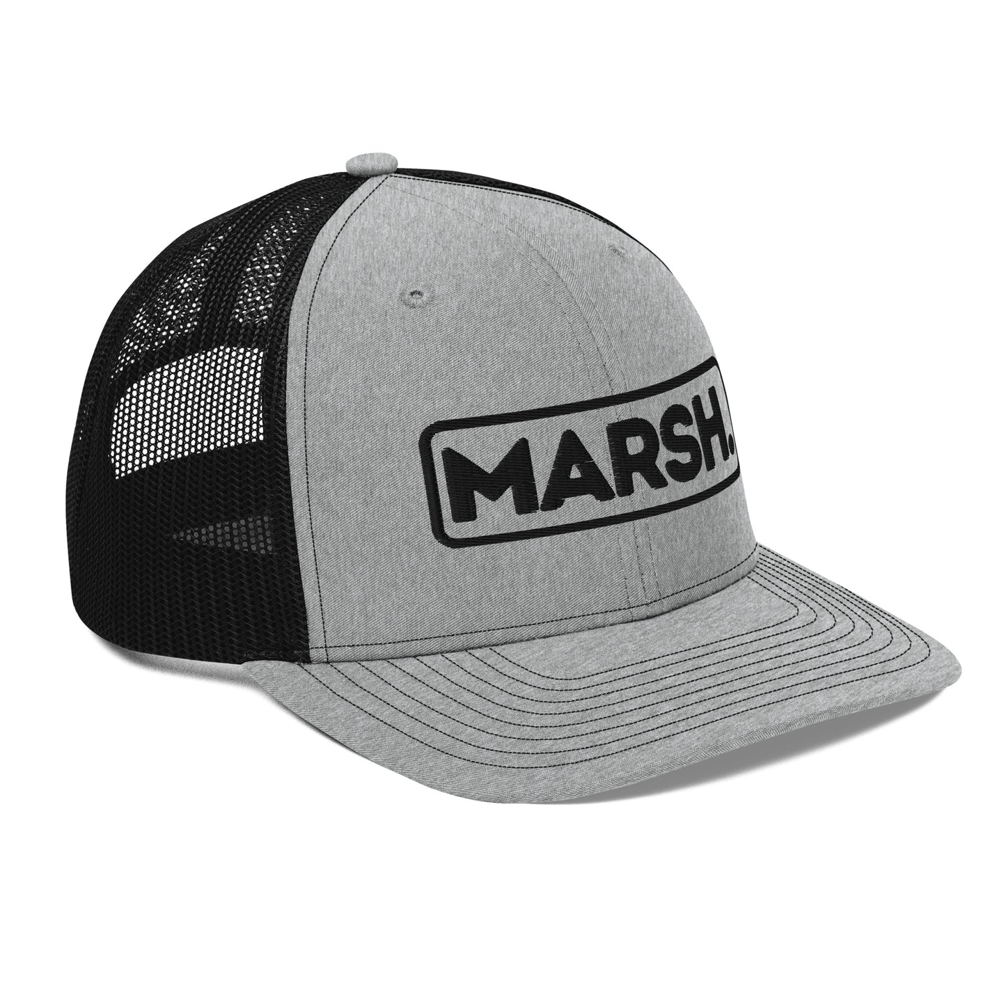 MARSH | Hat-heathergreyblack-Shore Lines Apparel Co.