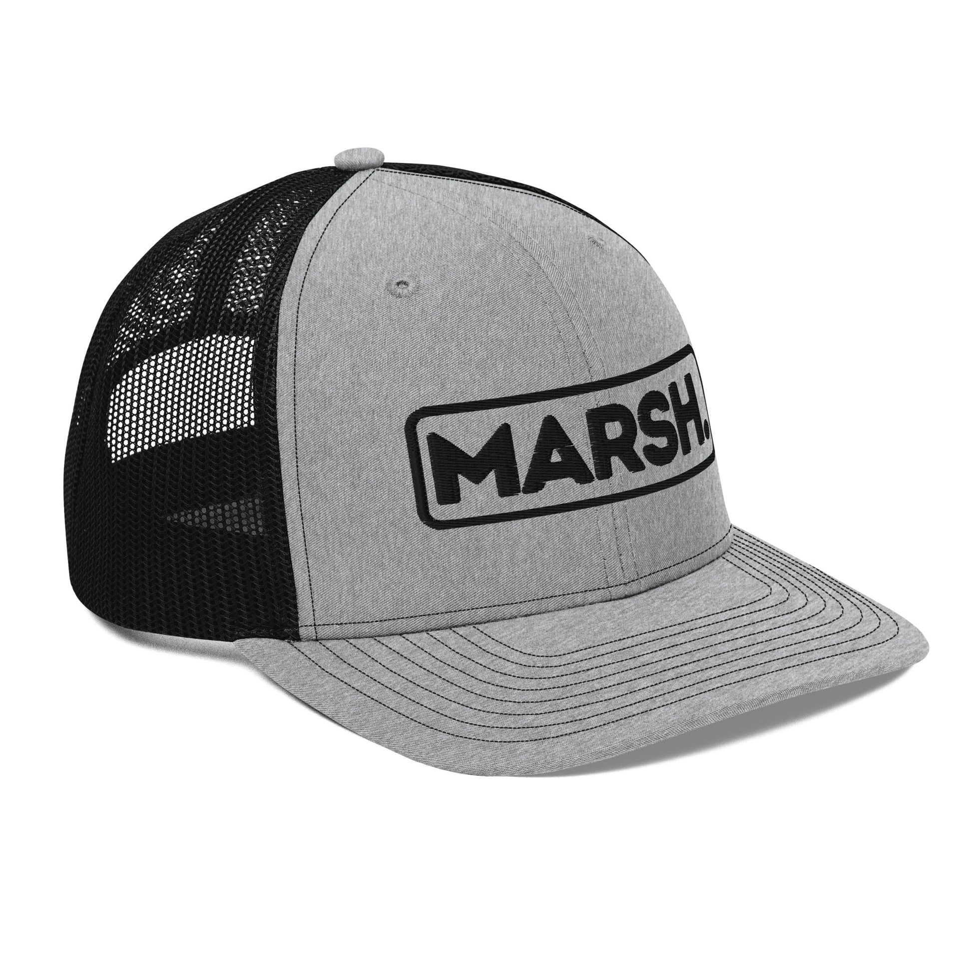 MARSH | Hat-heathergreyblack-Shore Lines Apparel Co.
