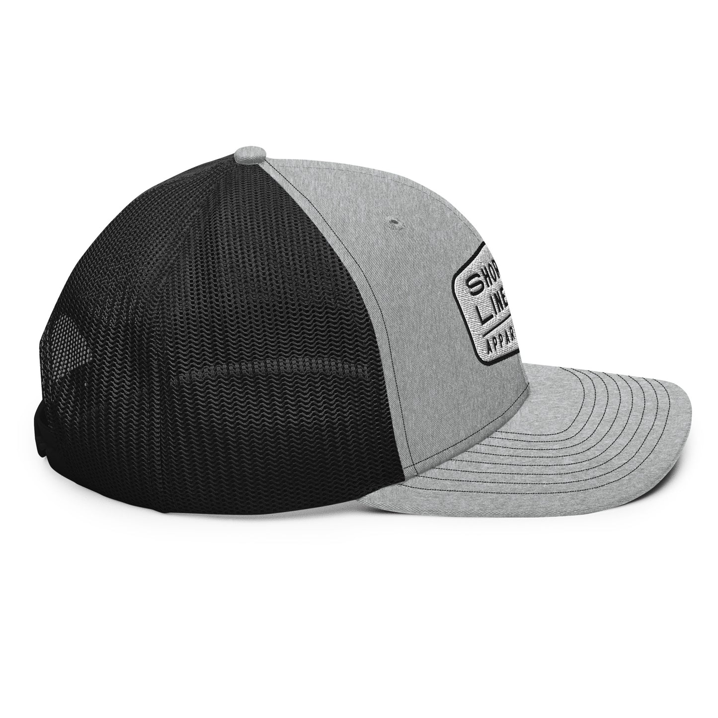 Shore Lines Patch | Hat-gray-Shore Lines Apparel Co.