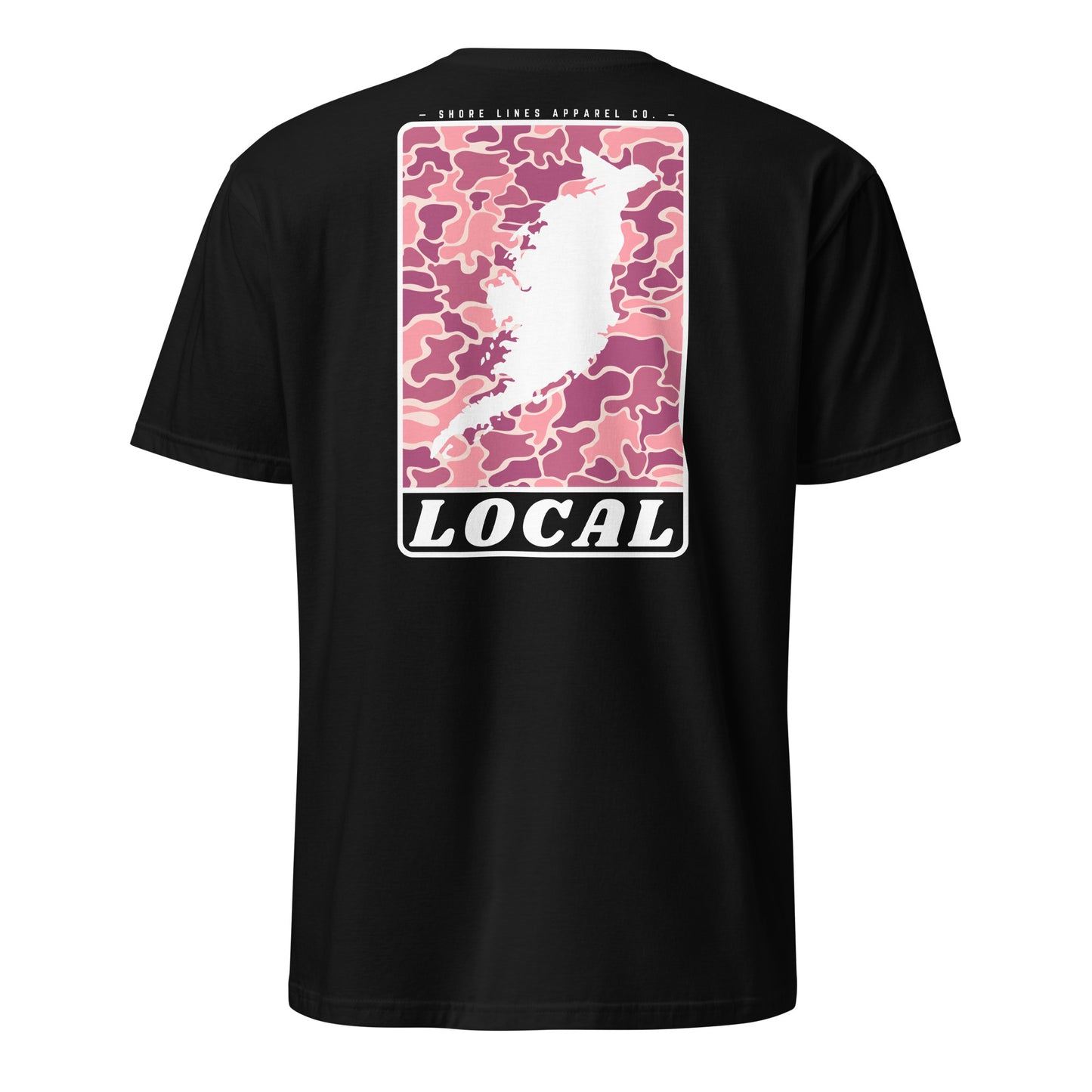 LOCAL (pink) | Core SS-black-Shore Lines Apparel Co.