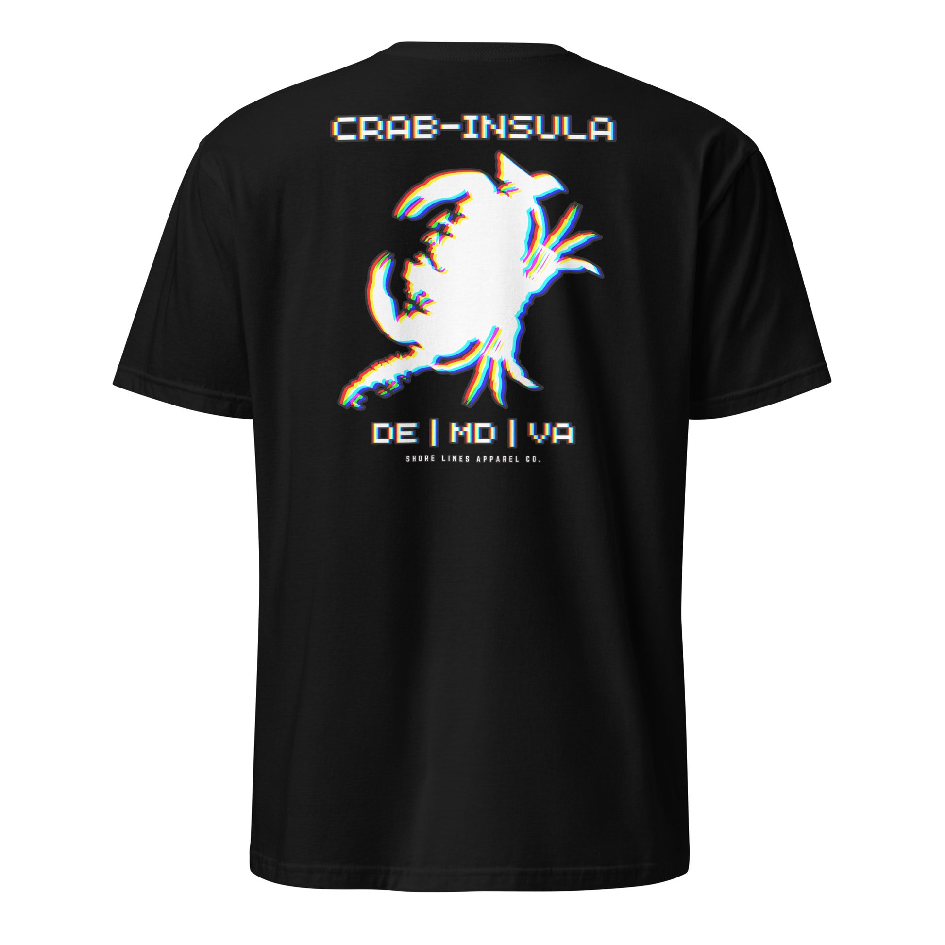 Crabinsula (Retro) | SS-black-Shore Lines Apparel Co.