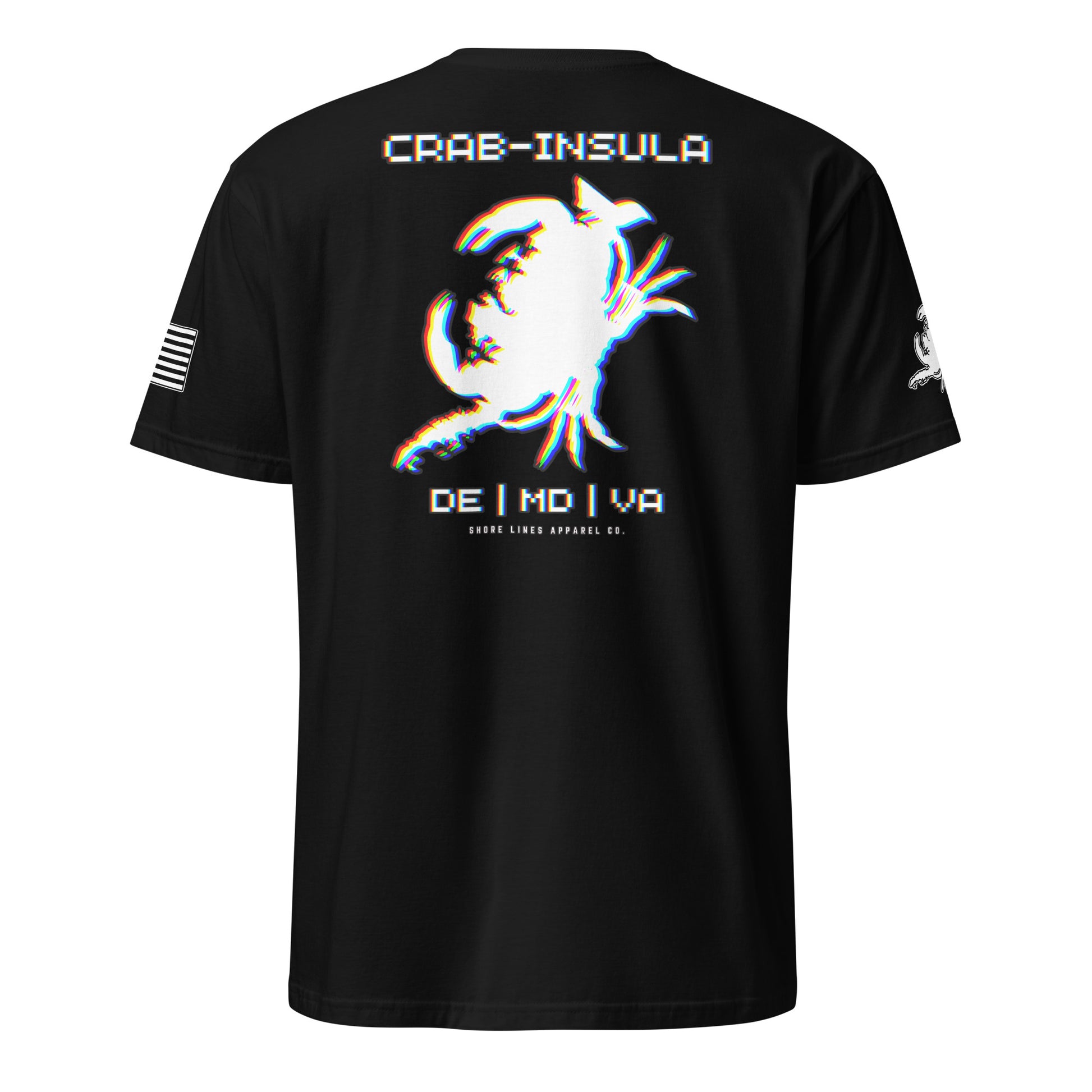 Crabinsula (Retro) | SS P-black-Shore Lines Apparel Co.