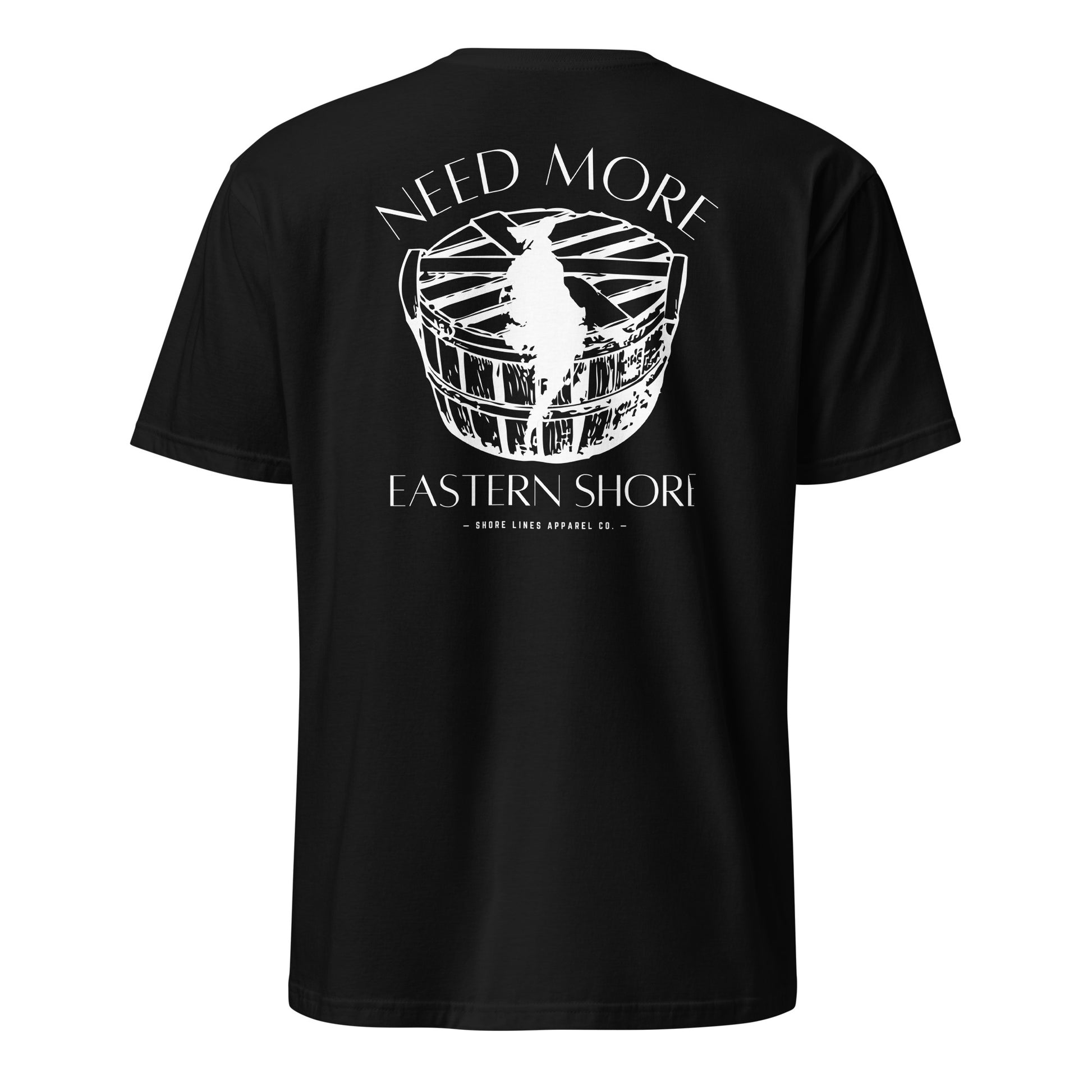 Need More Eastern Shore | SS-black-Shore Lines Apparel Co.