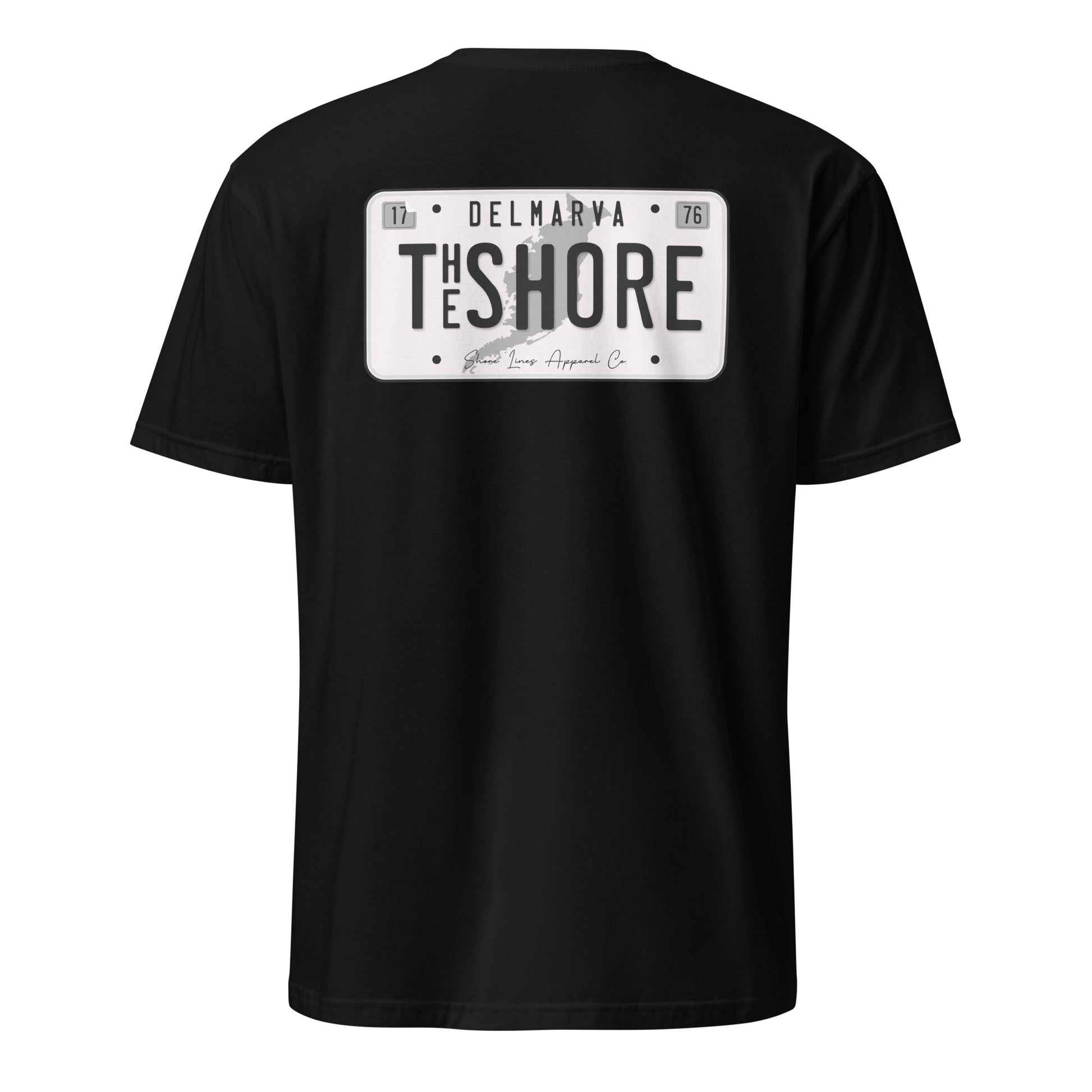 License Plate | SS-black-Shore Lines Apparel Co.