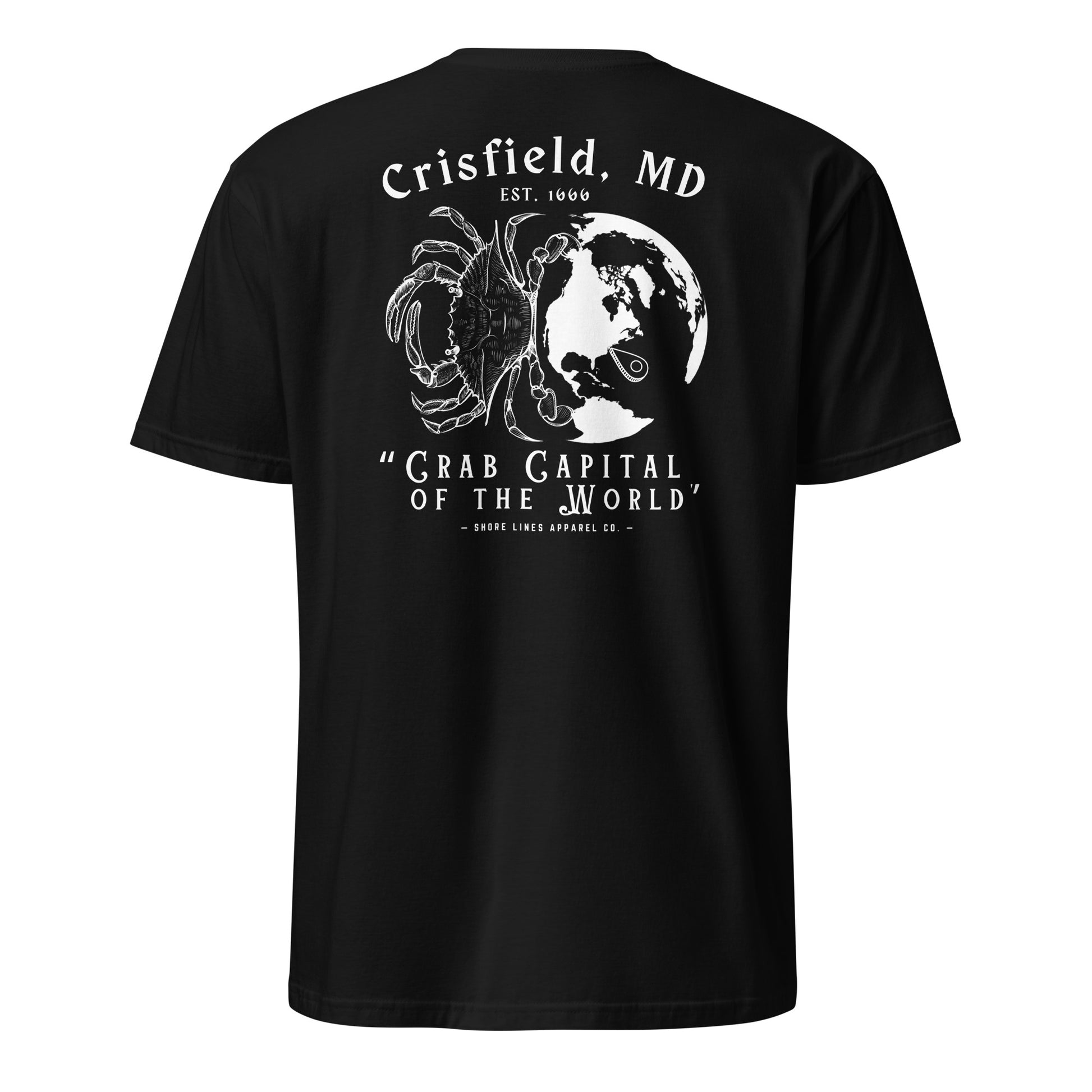 Crisfield | SS-black-Shore Lines Apparel Co.