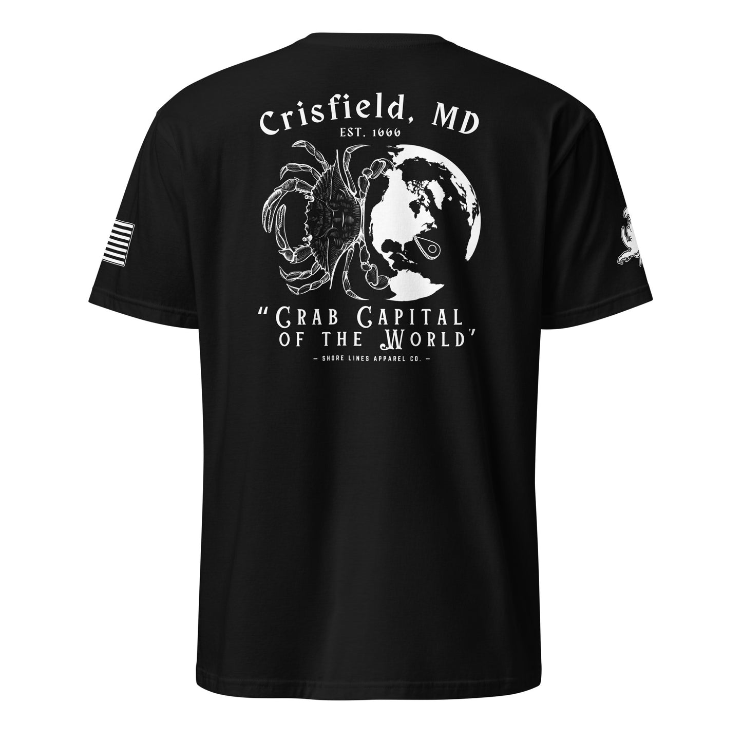 Crisfield | Short Sleeve P-black-Shore Lines Apparel Co.
