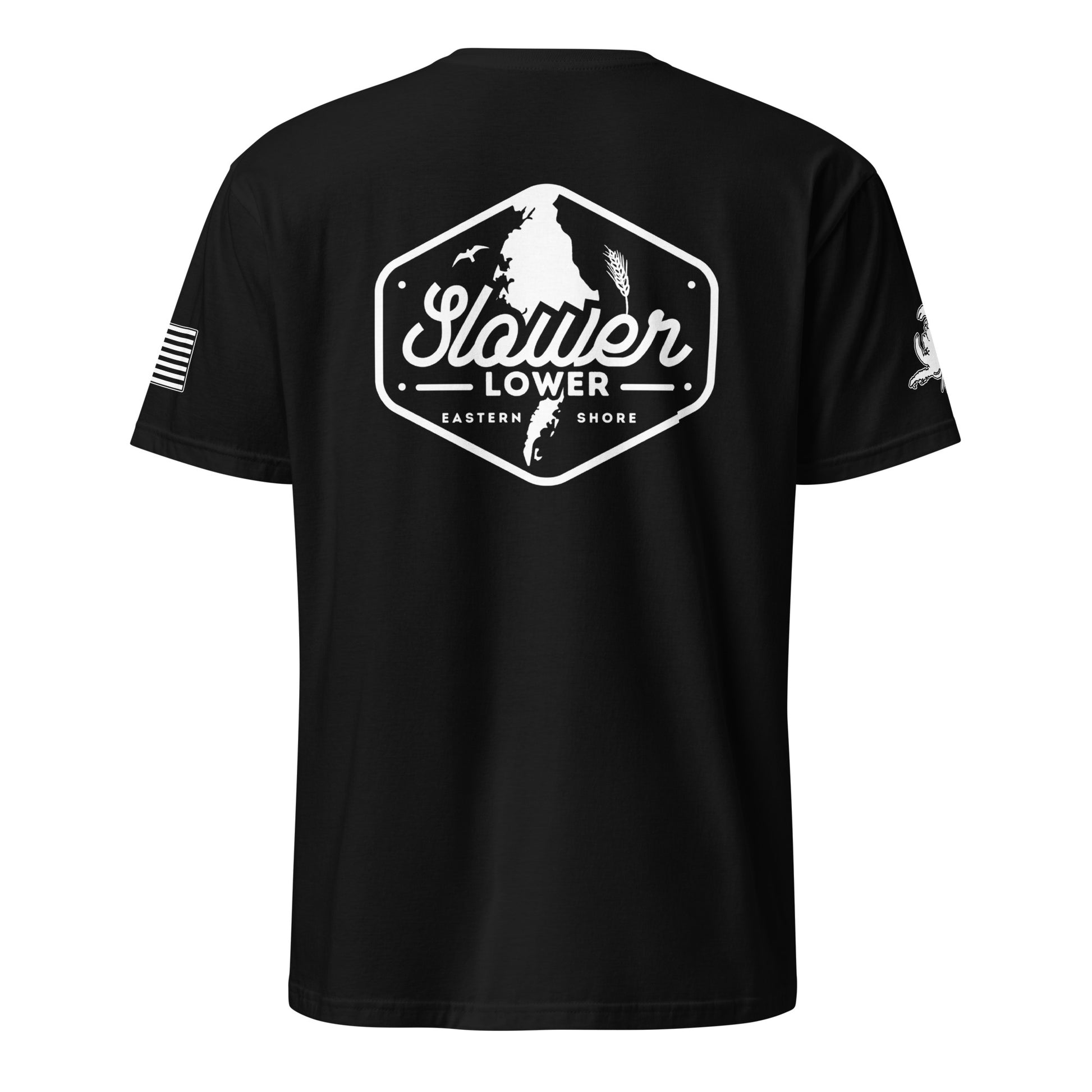 Slower Lower | Short Sleeve P-black-Shore Lines Apparel Co.™