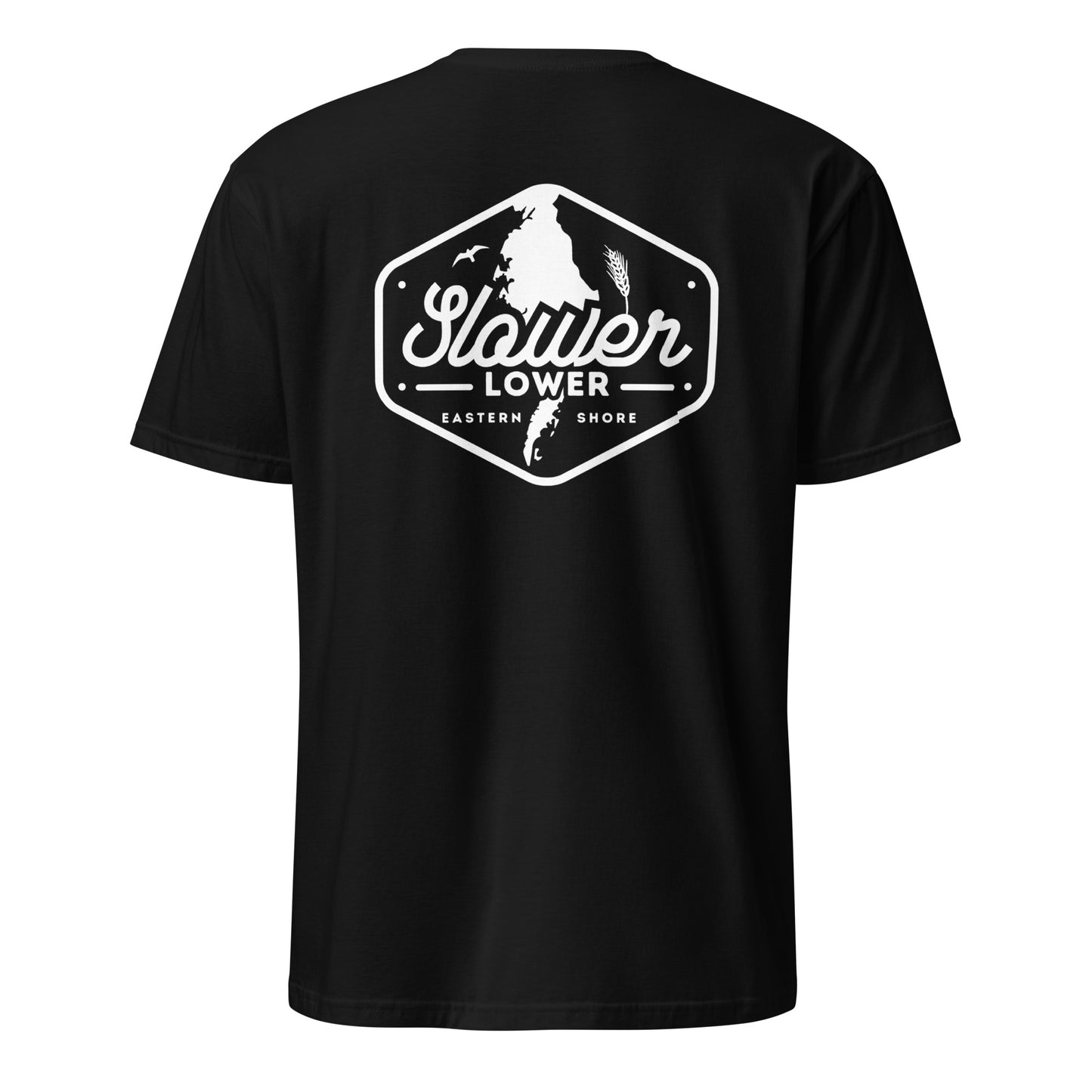 Slower Lower | Short Sleeve-black-Shore Lines Apparel Co.™
