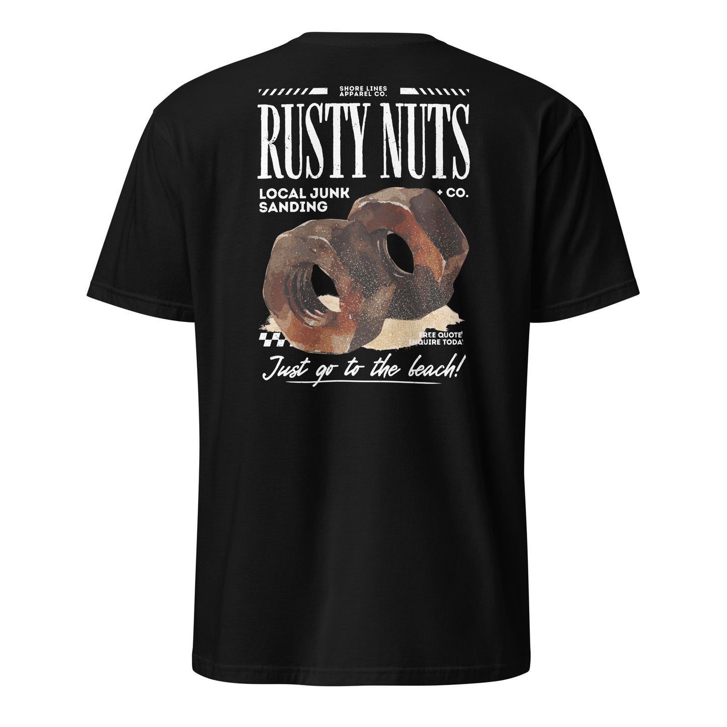 Rusty Nuts | Short Sleeve-black-Shore Lines Apparel Co.™