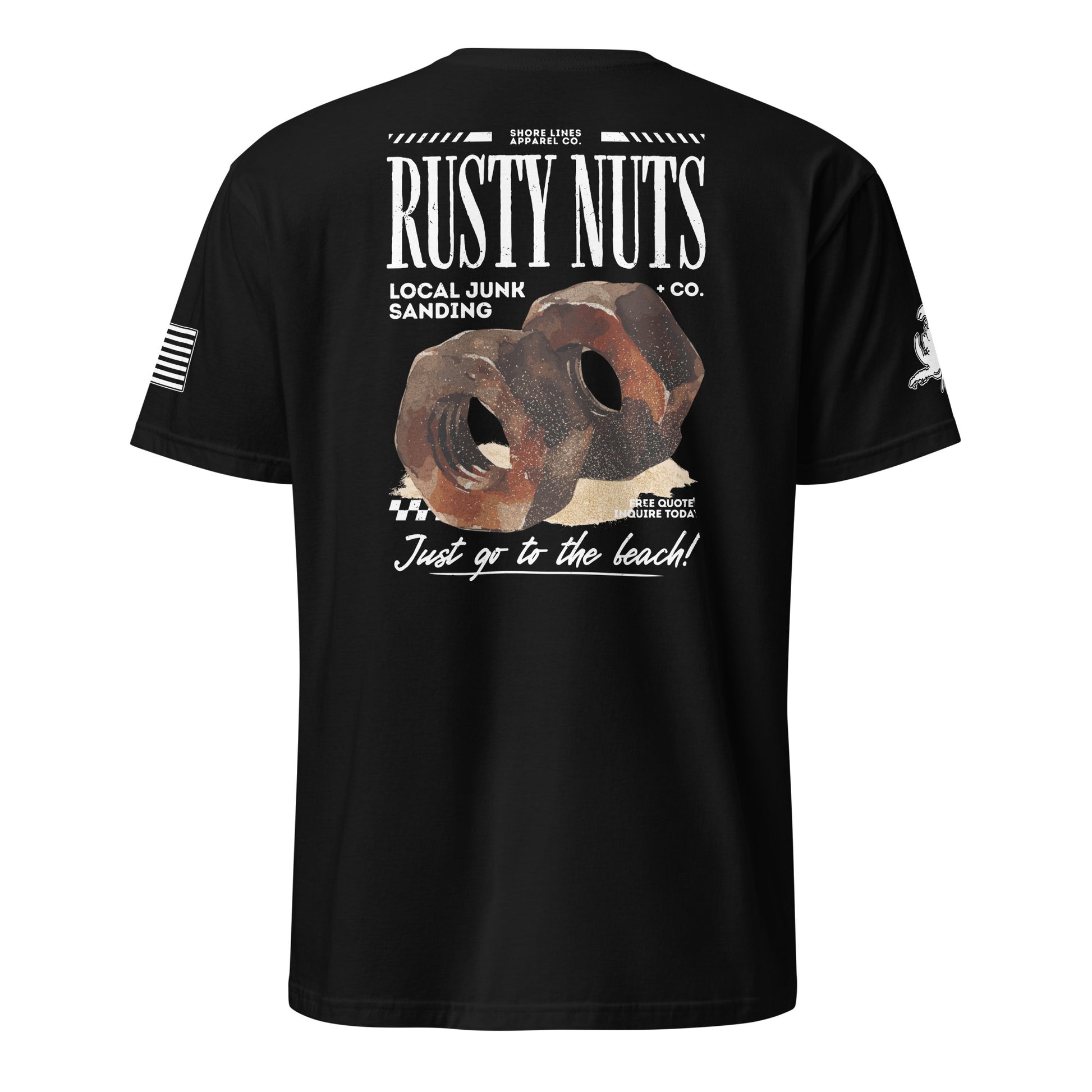 Rusty Nuts | Short Sleeve P-black-Shore Lines Apparel Co.™