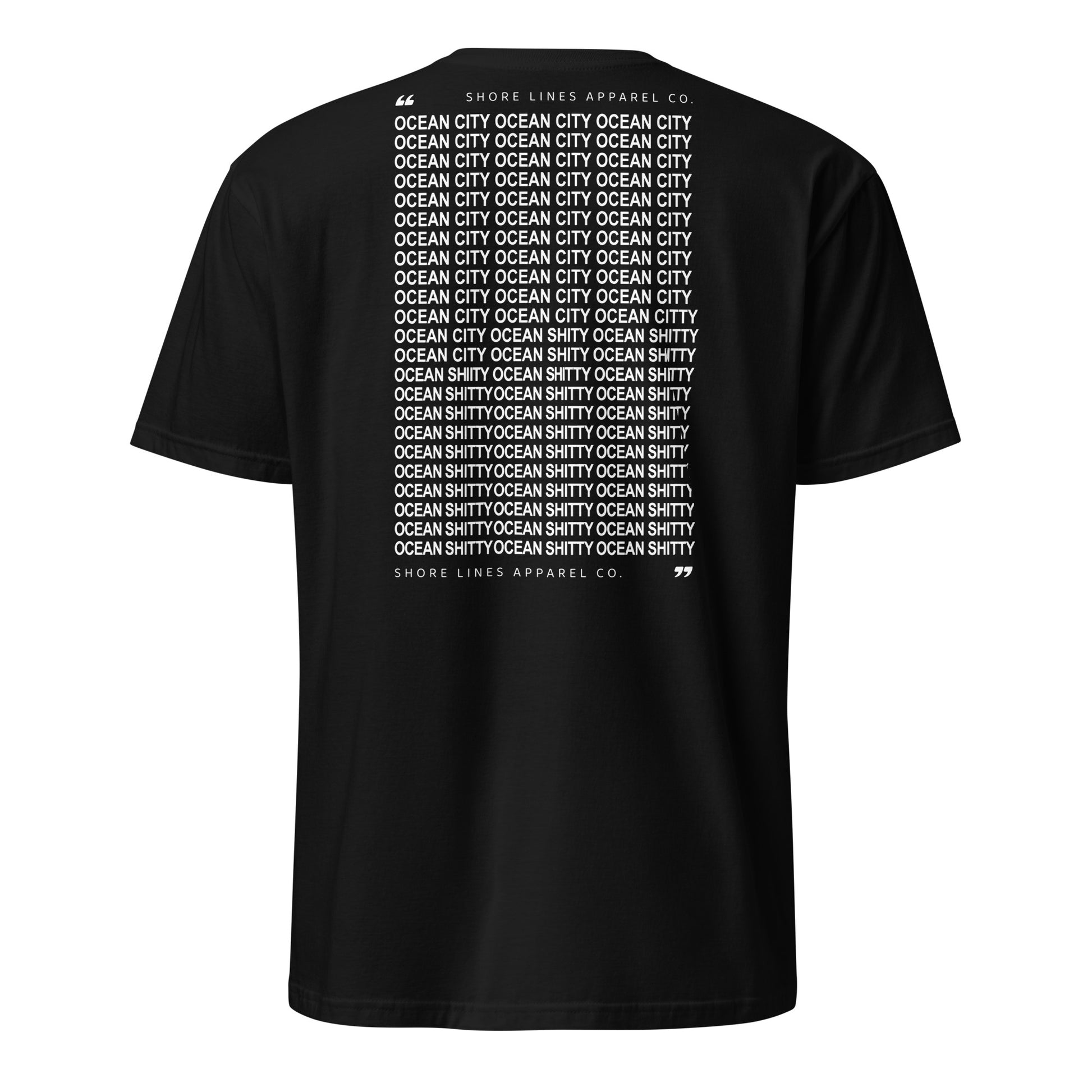 Ocean Shitty | Short Sleeve-black-Shore Lines Apparel Co.™