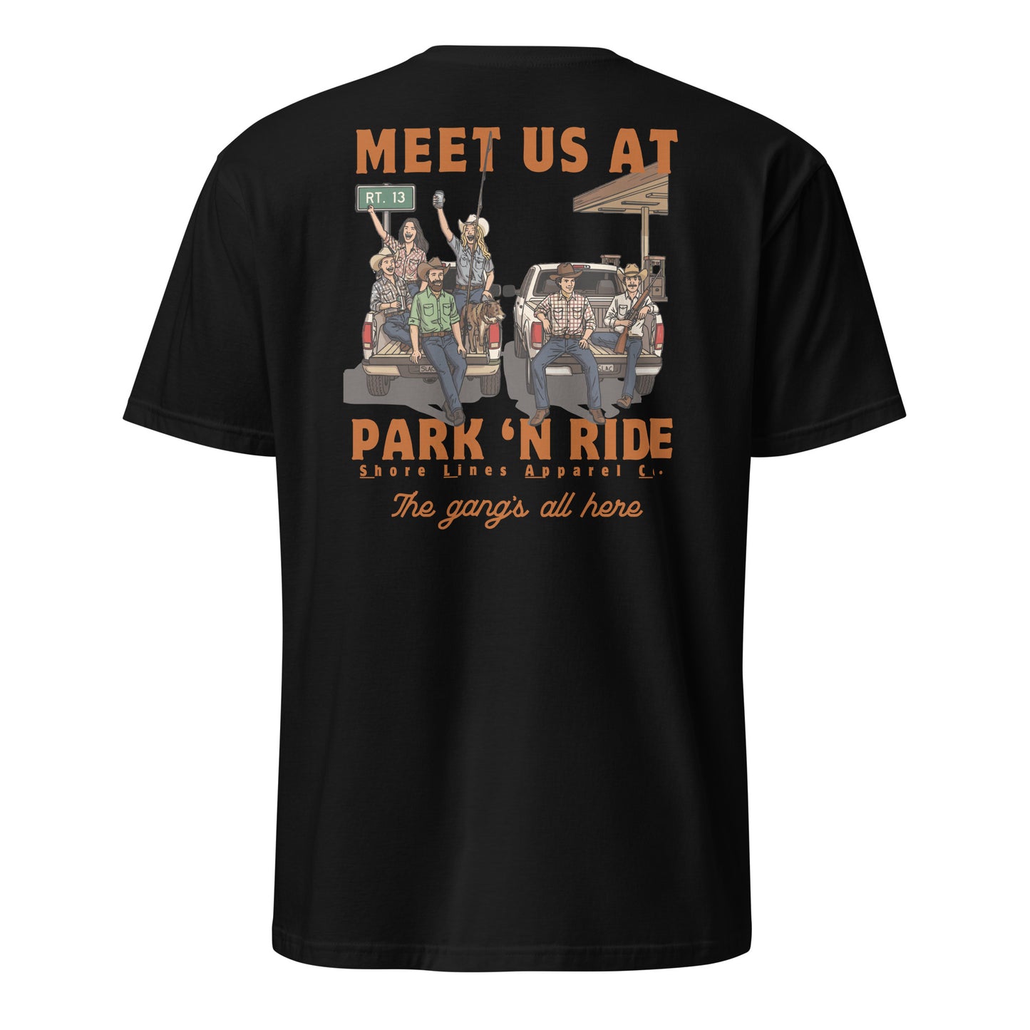 Park N Ride | Short Sleeve-black-Shore Lines Apparel Co.™