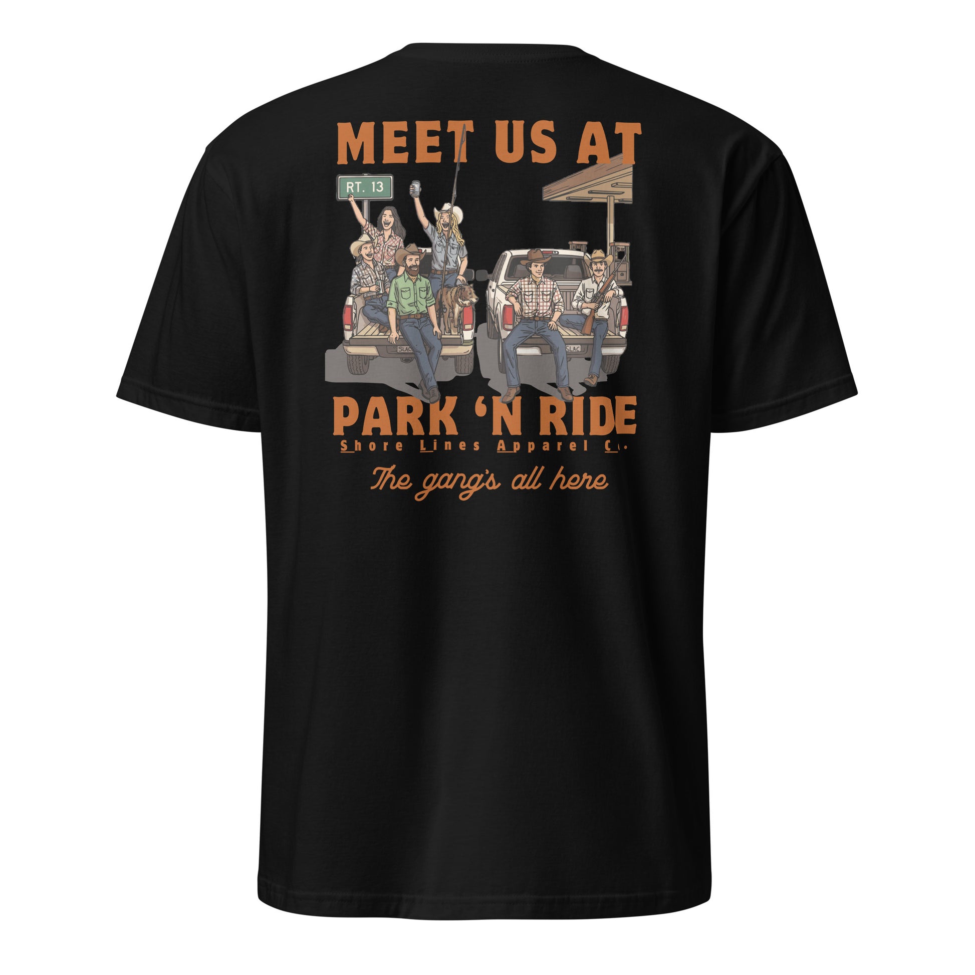 Park N Ride | Short Sleeve-black-Shore Lines Apparel Co.™