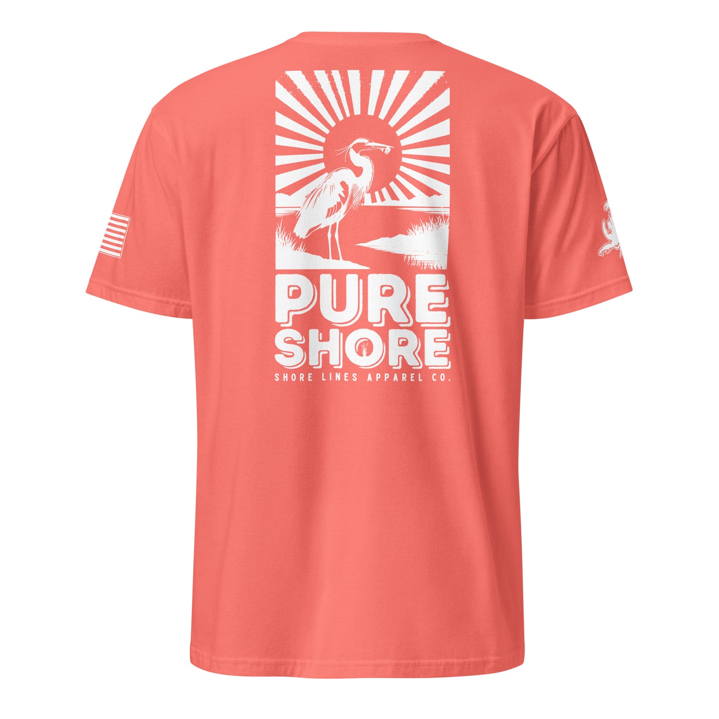 Pure Shore | Short Sleeve P-coral-Shore Lines Apparel Co.