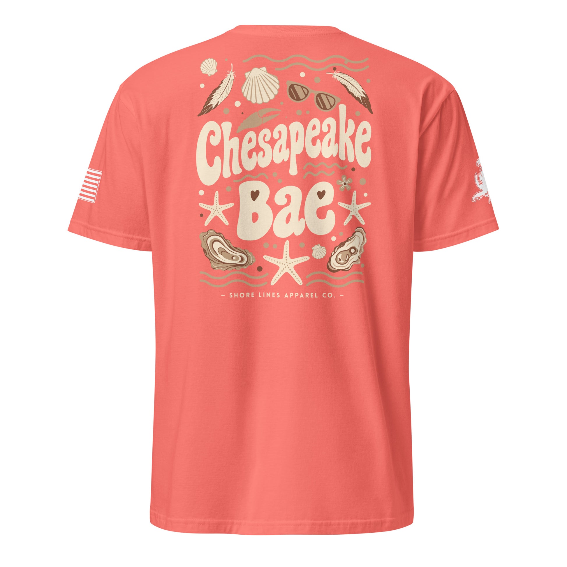 Chesapeake Bae | Short Sleeve P-coral-Shore Lines Apparel Co.™