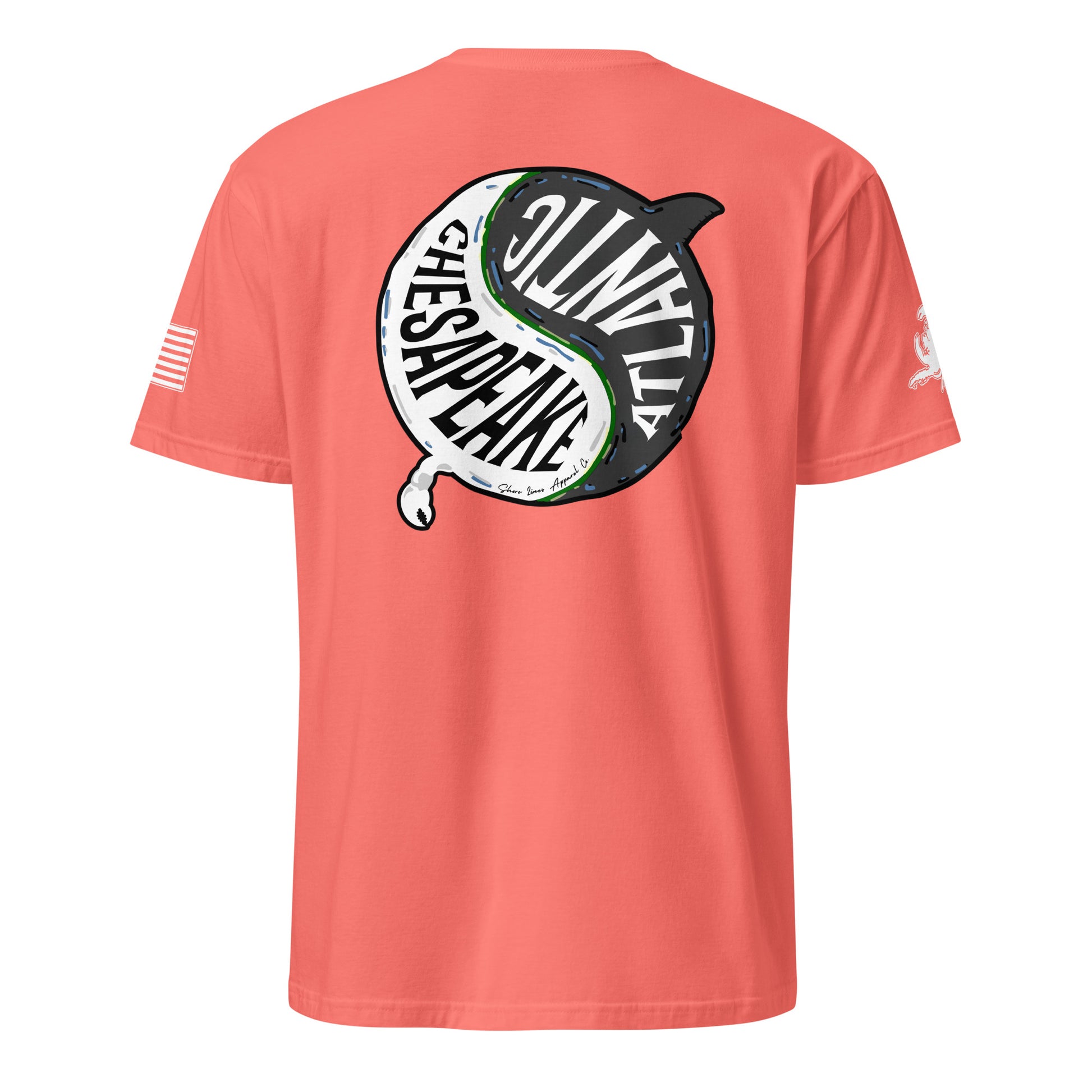 Chesapeake Atlantic | Short Sleeve P-coral-Shore Lines Apparel Co.™