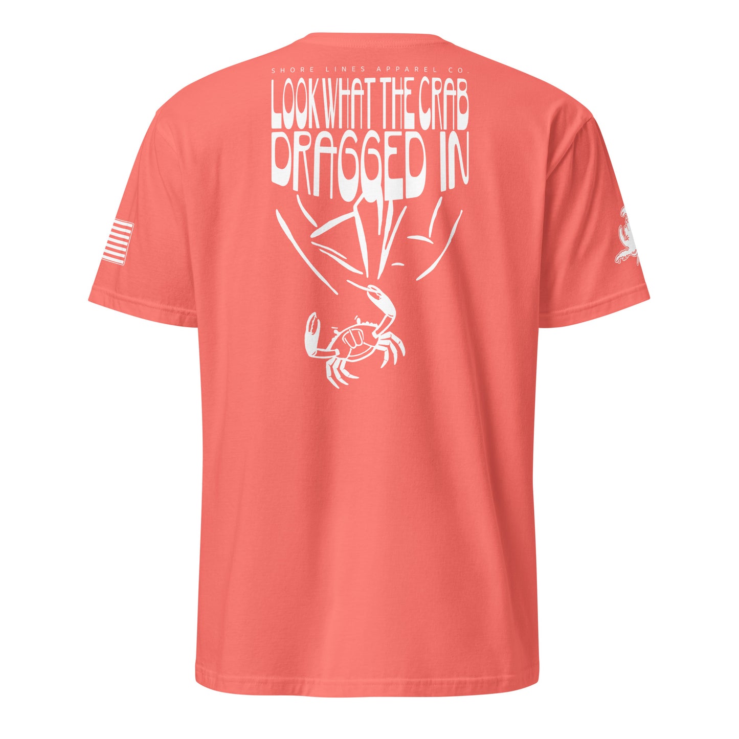 Look What the Crab Dragged In | Short Sleeve P-coral-Shore Lines Apparel Co.™