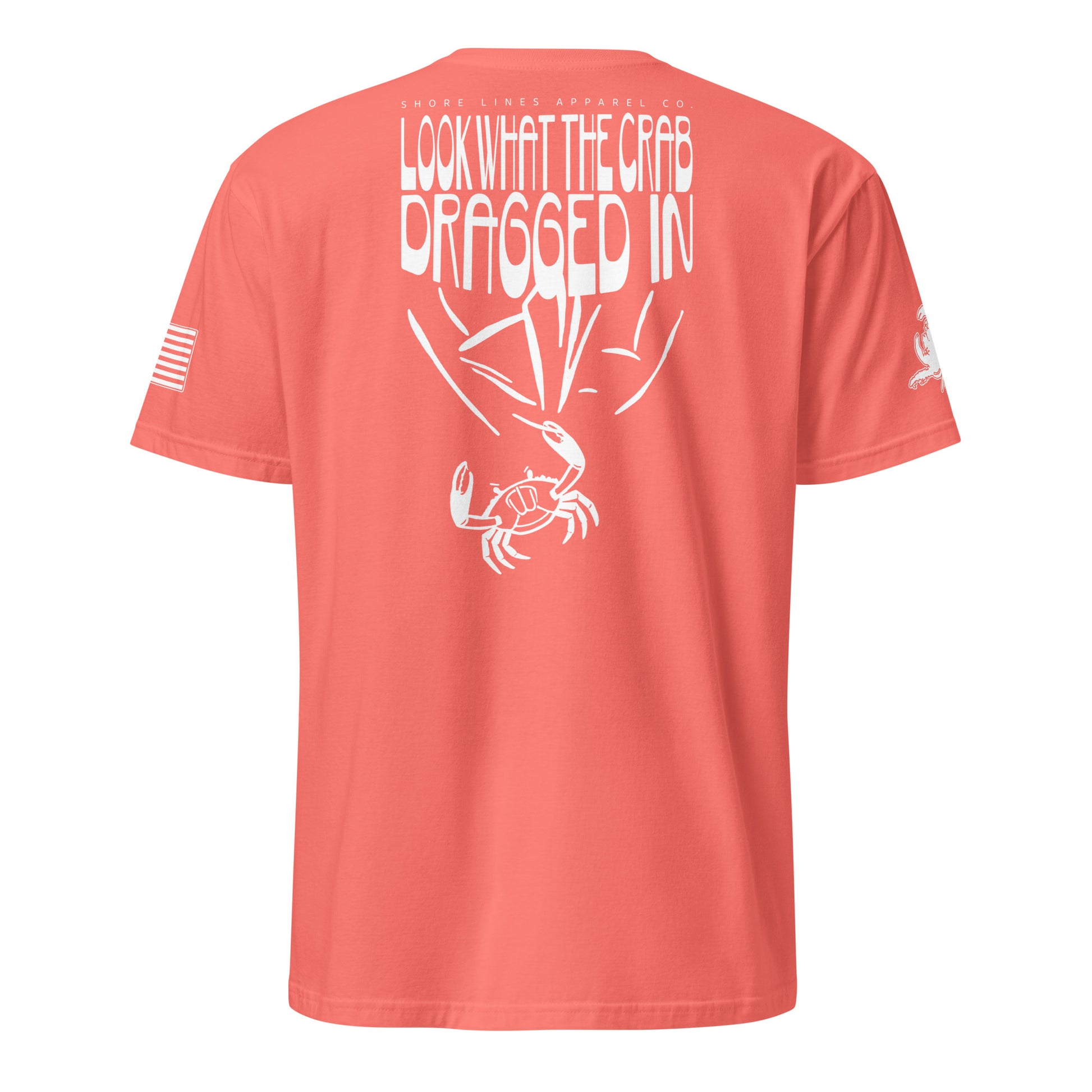 Look What the Crab Dragged In | Short Sleeve P-coral-Shore Lines Apparel Co.™