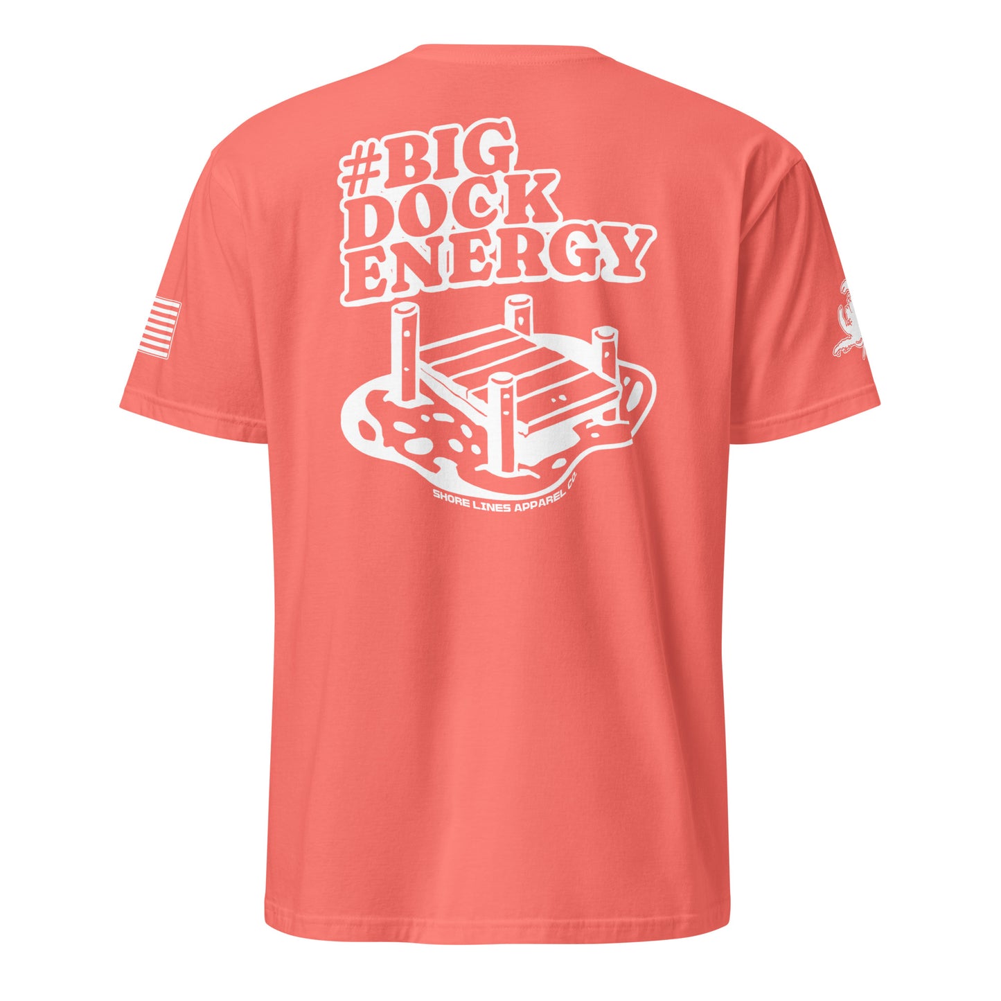 Big Dock Energy | Short Sleeve P-coral-Shore Lines Apparel Co.™