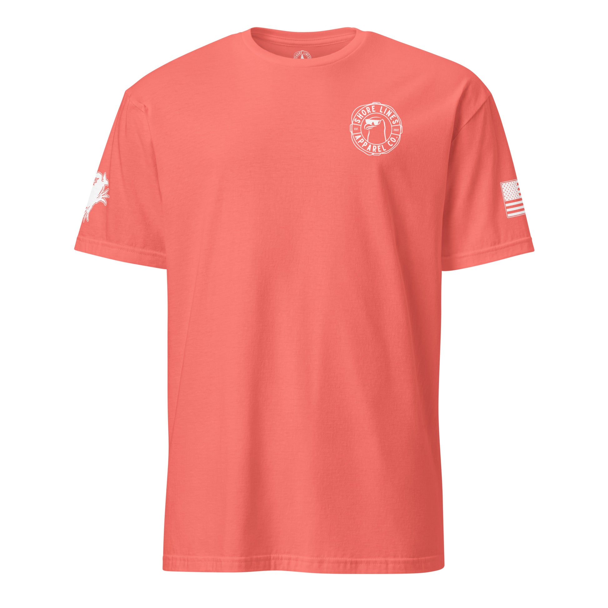 Slower Lower | Short Sleeve P-coral-Shore Lines Apparel Co.™