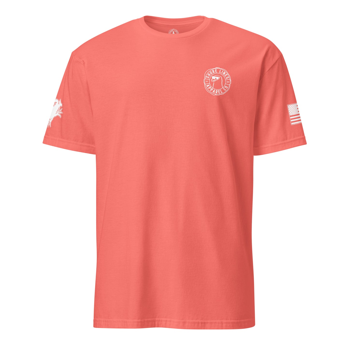 Maryland | Short Sleeve P-coral-Shore Lines Apparel Co.™