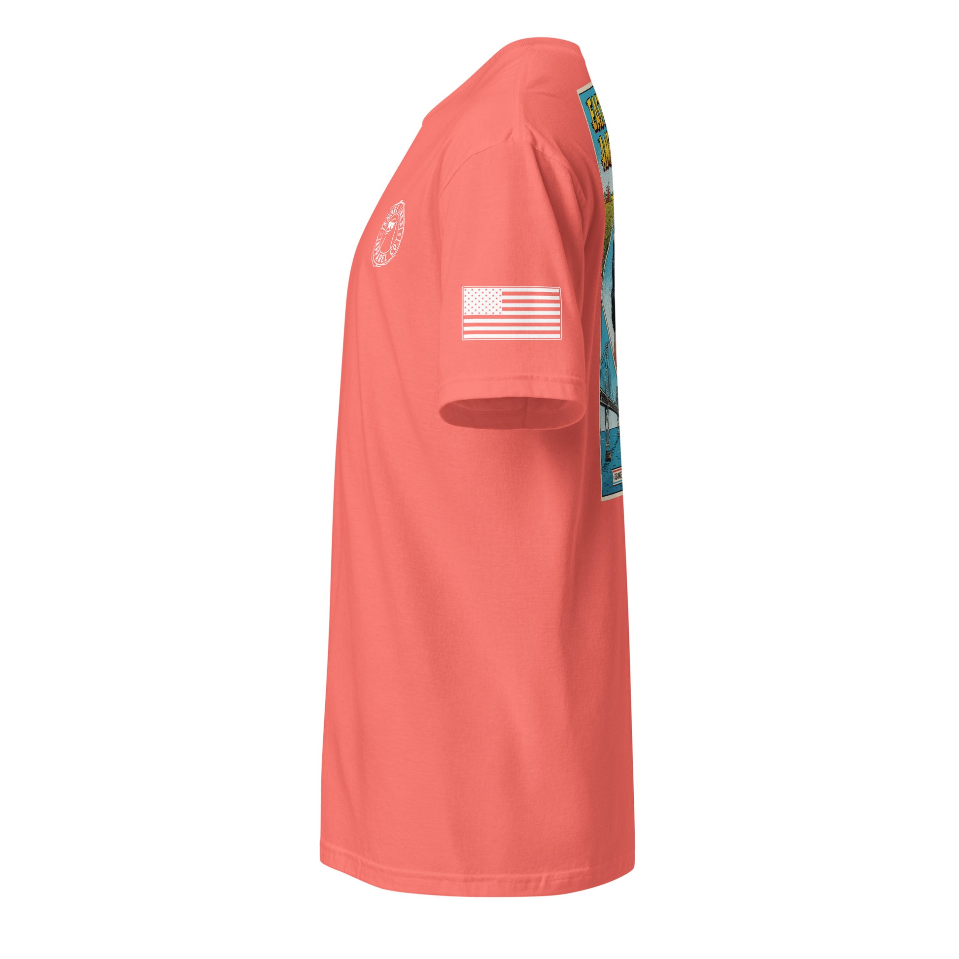 East Coast Americana | Short Sleeve P-coral-Shore Lines Apparel Co.™
