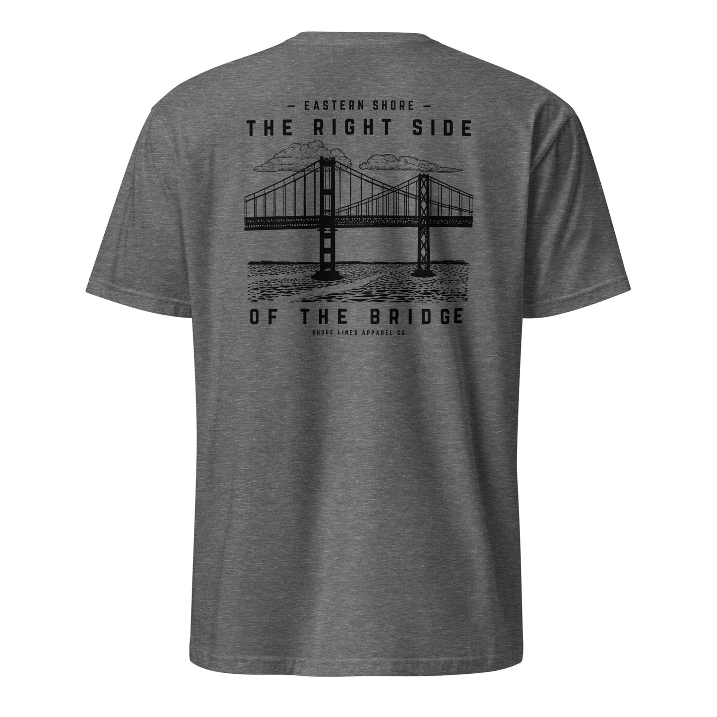 The Right Side CBB | SS-graphiteheather-Shore Lines Apparel Co.