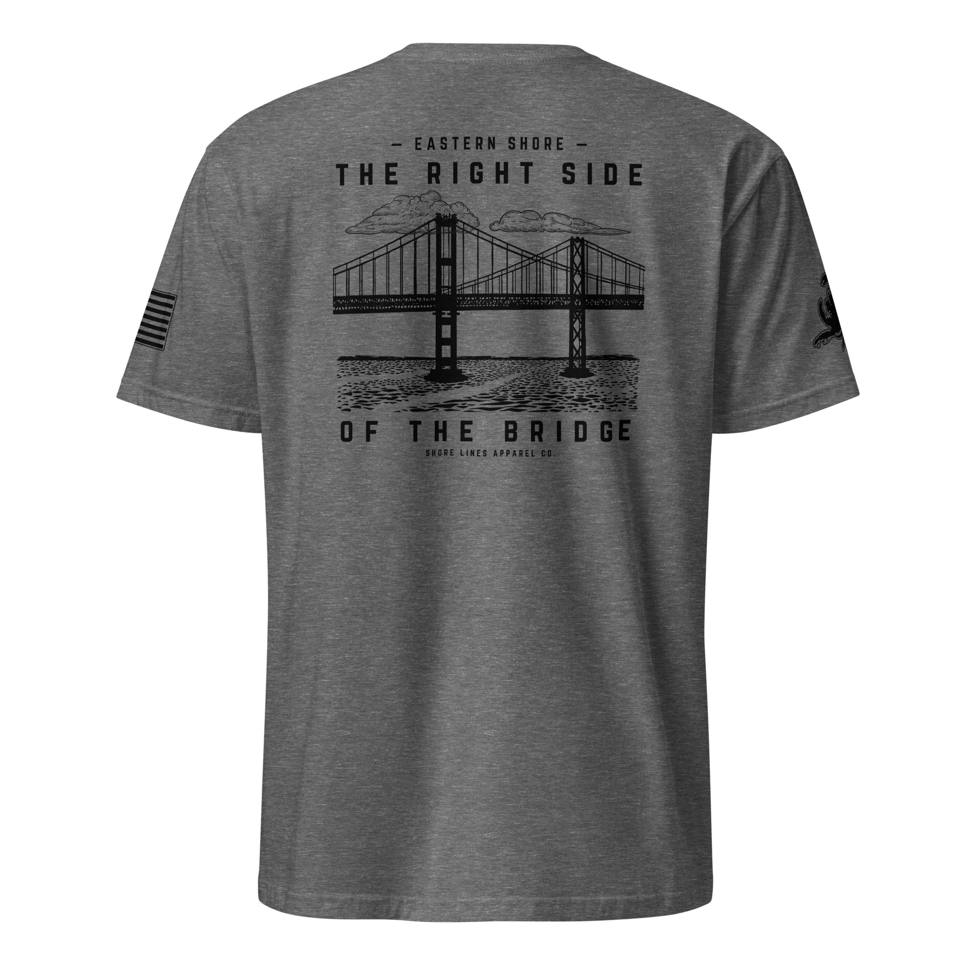 The Right Side CBB | SS P-graphiteheather-Shore Lines Apparel Co.