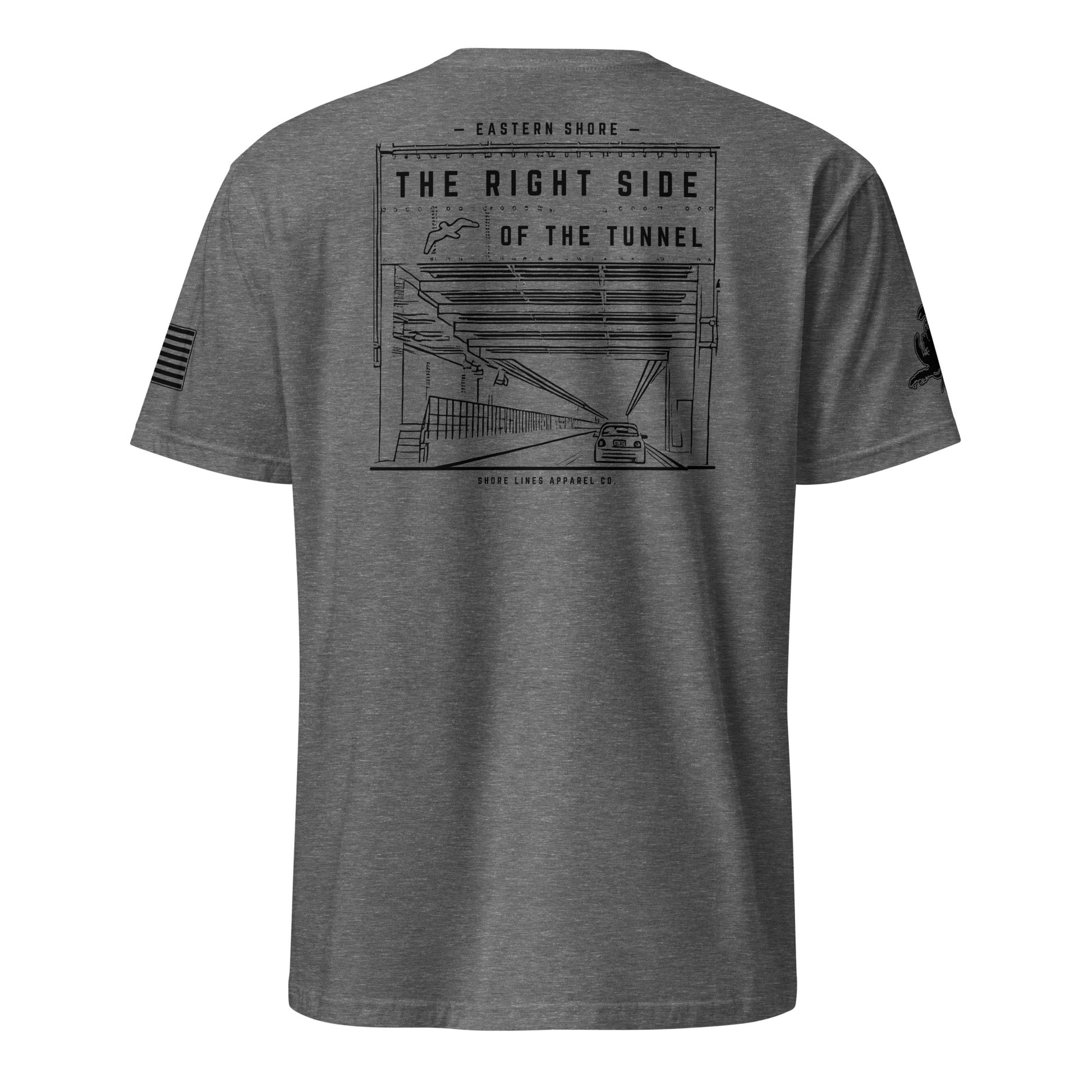 The Right Side CBBT | Core SS P-graphiteheather-Shore Lines Apparel Co.