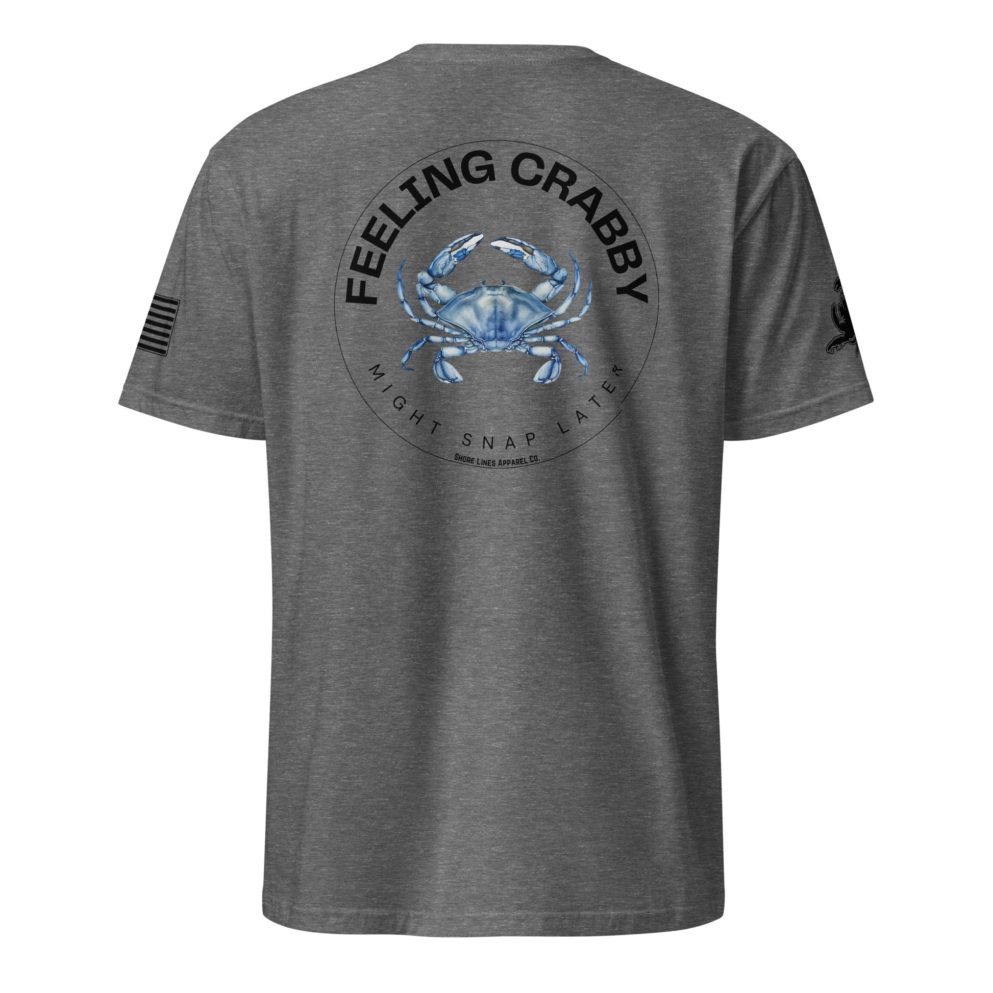 Feeling Crabby | SS P-graphiteheather-Shore Lines Apparel Co.