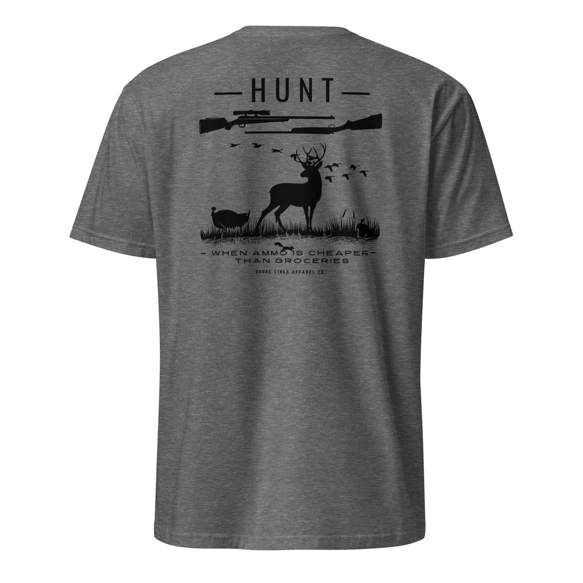 Hunt | Core SS-graphiteheather-Shore Lines Apparel Co.